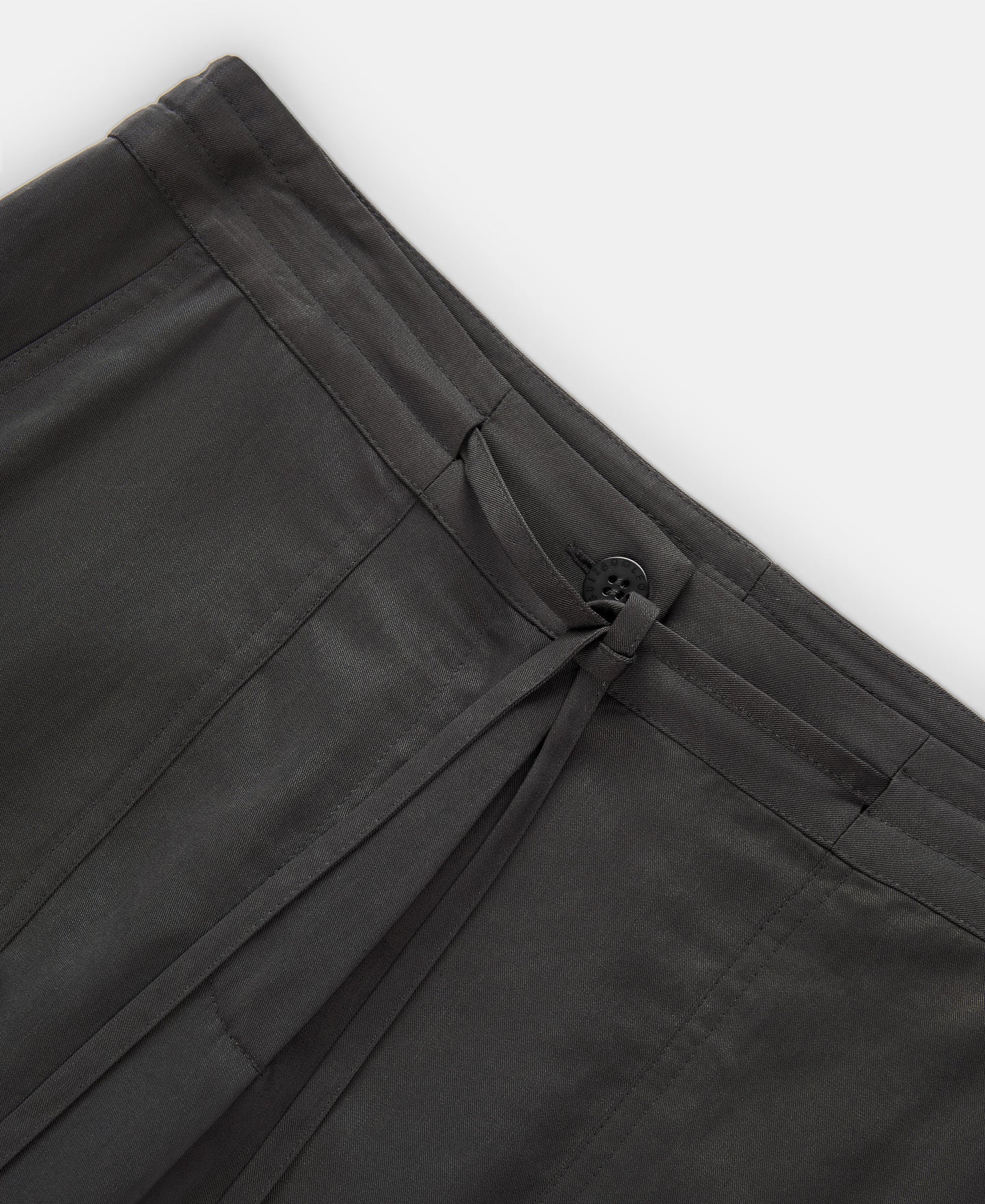 Grey Lyocell Fluid Pants