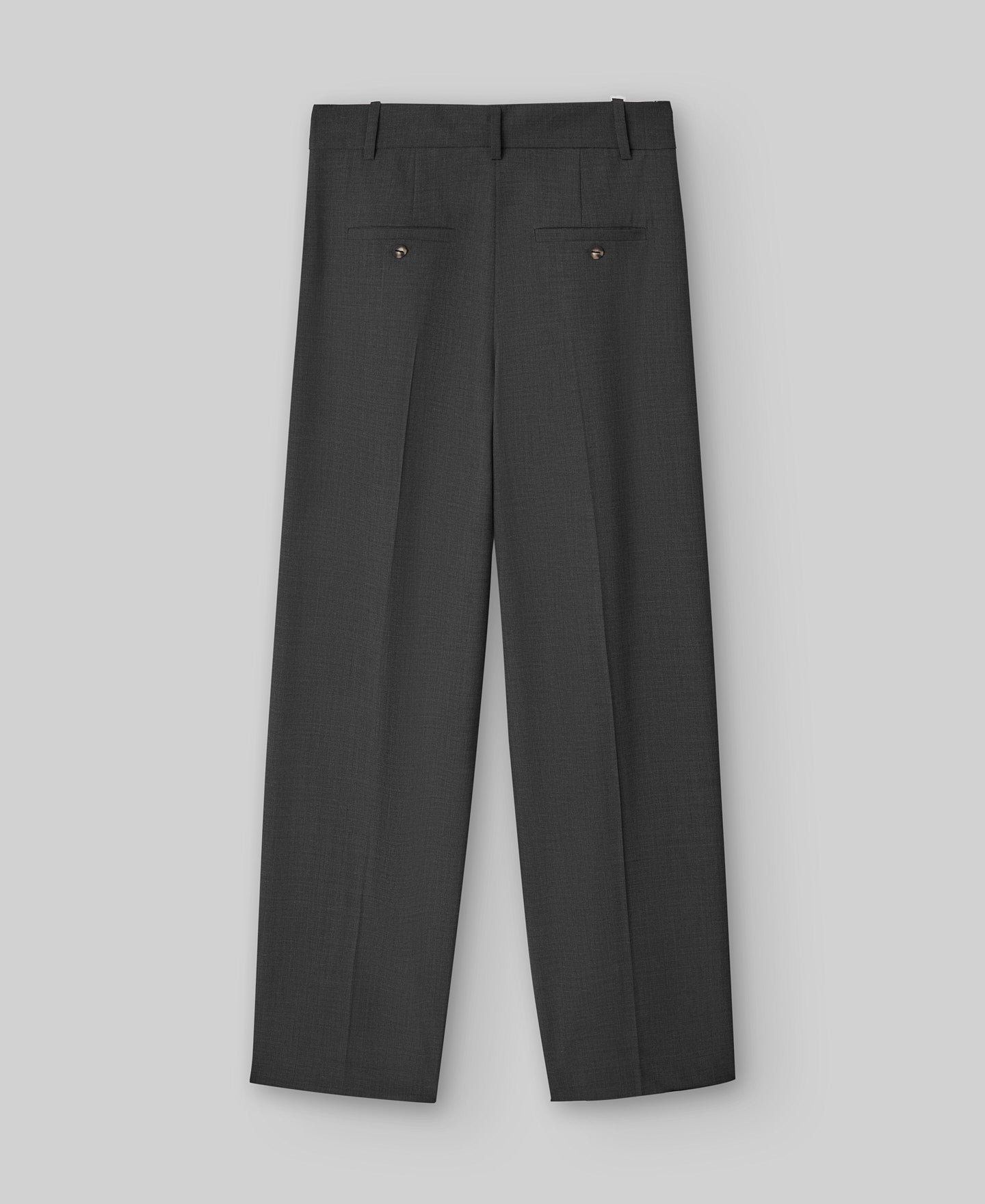 Tailored trousers woman in charcoal grey