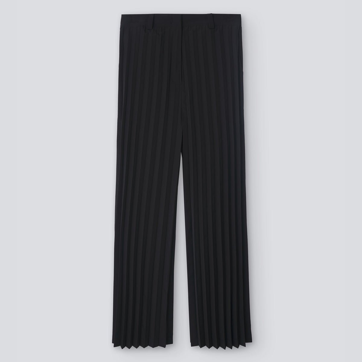 Black Black Pleated Palazzo Trousers