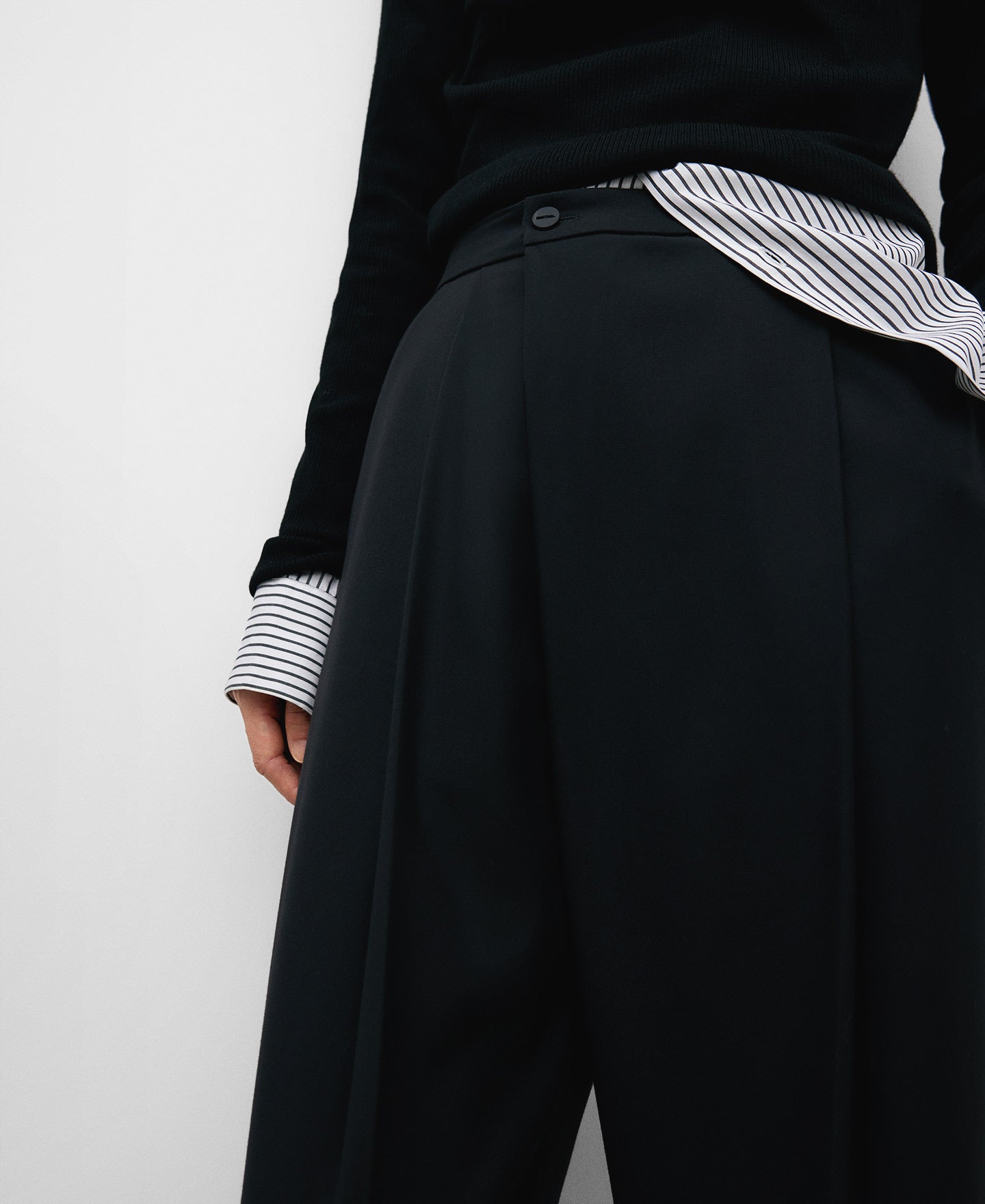 Wide Leg Straight Trousers For Women