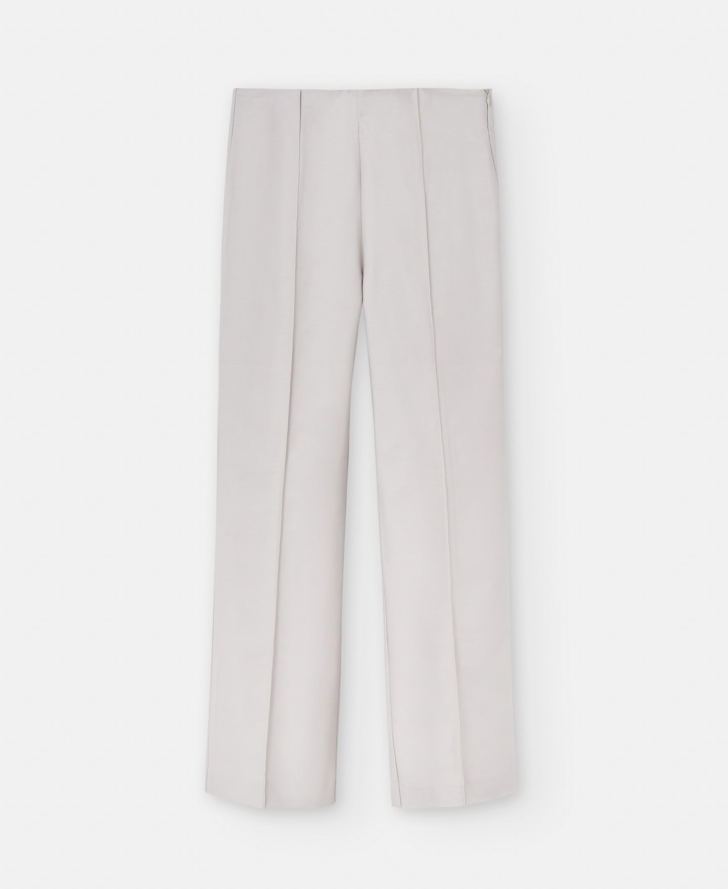 Sand Tight-Fitting Cotton Trousers
