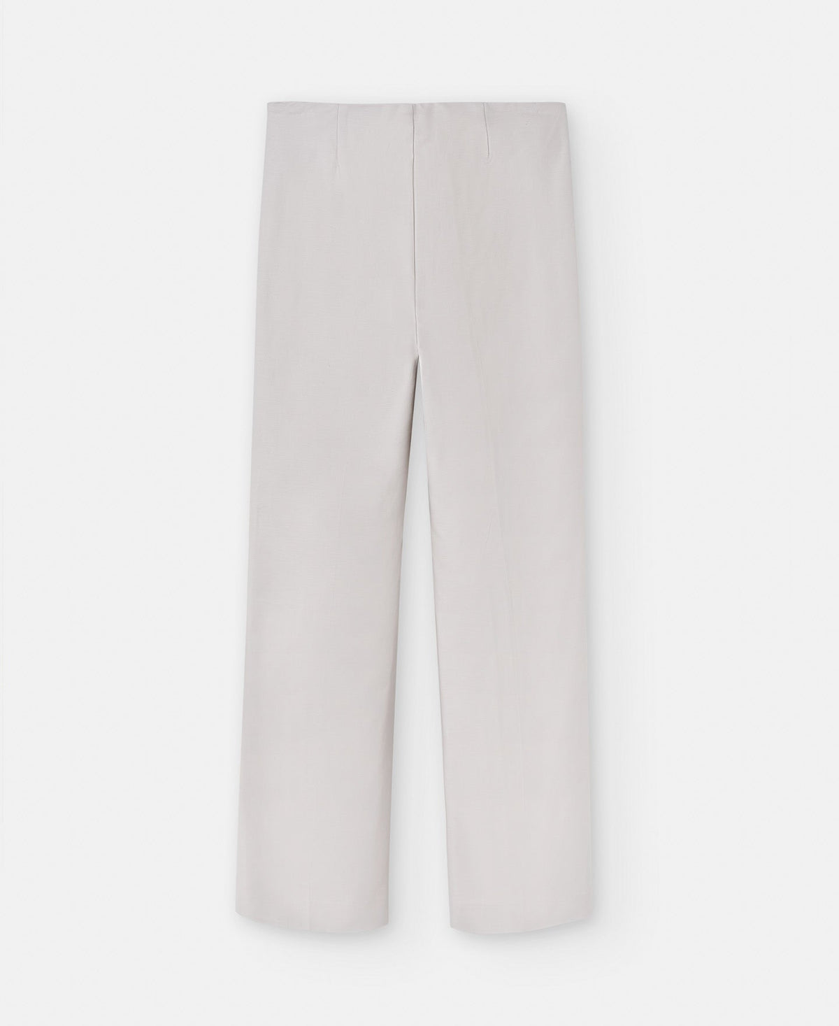 Sand Tight-Fitting Cotton Trousers