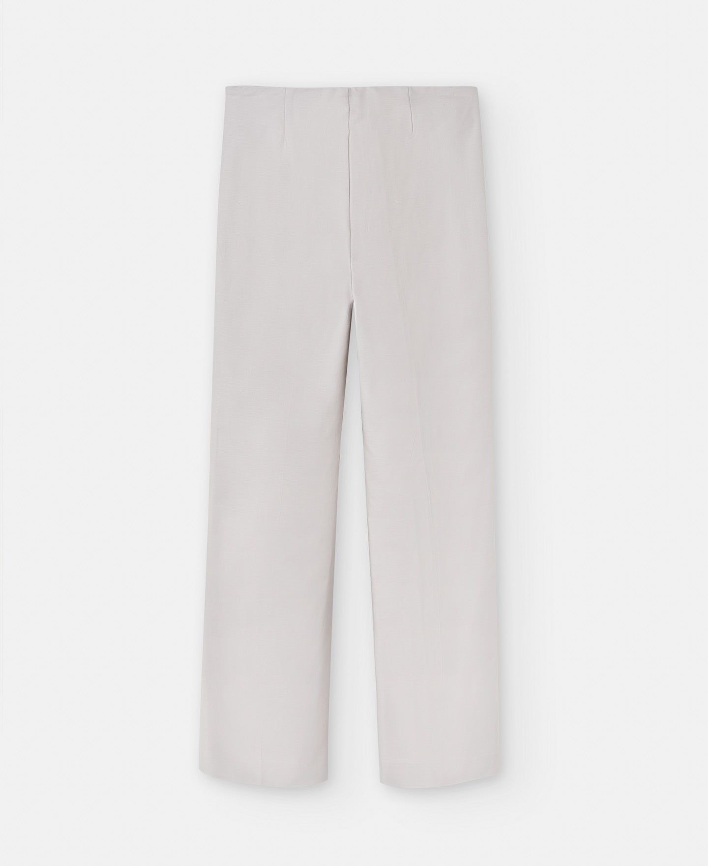 Sand Tight-Fitting Cotton Trousers