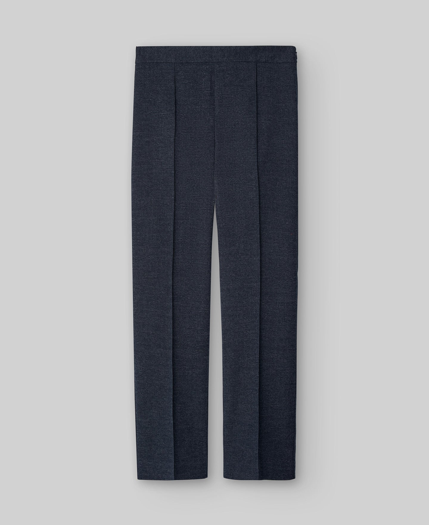 Ankle-lenght flare trousers woman in blue