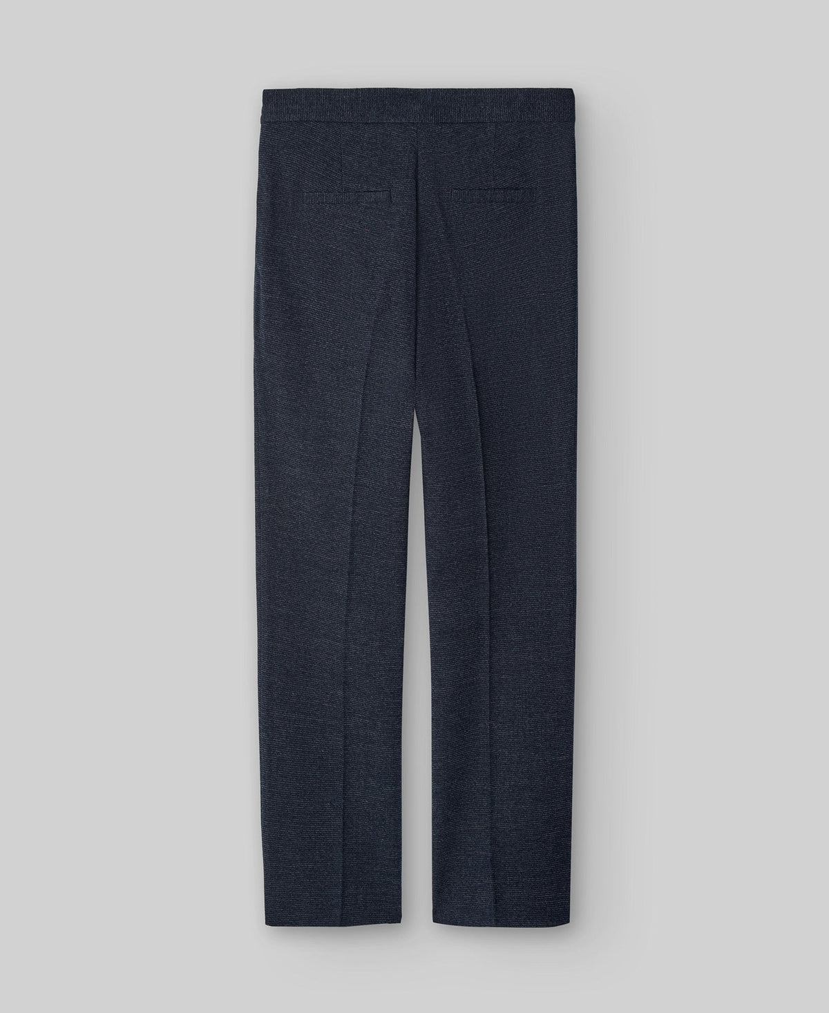 Ankle-lenght flare trousers woman in blue