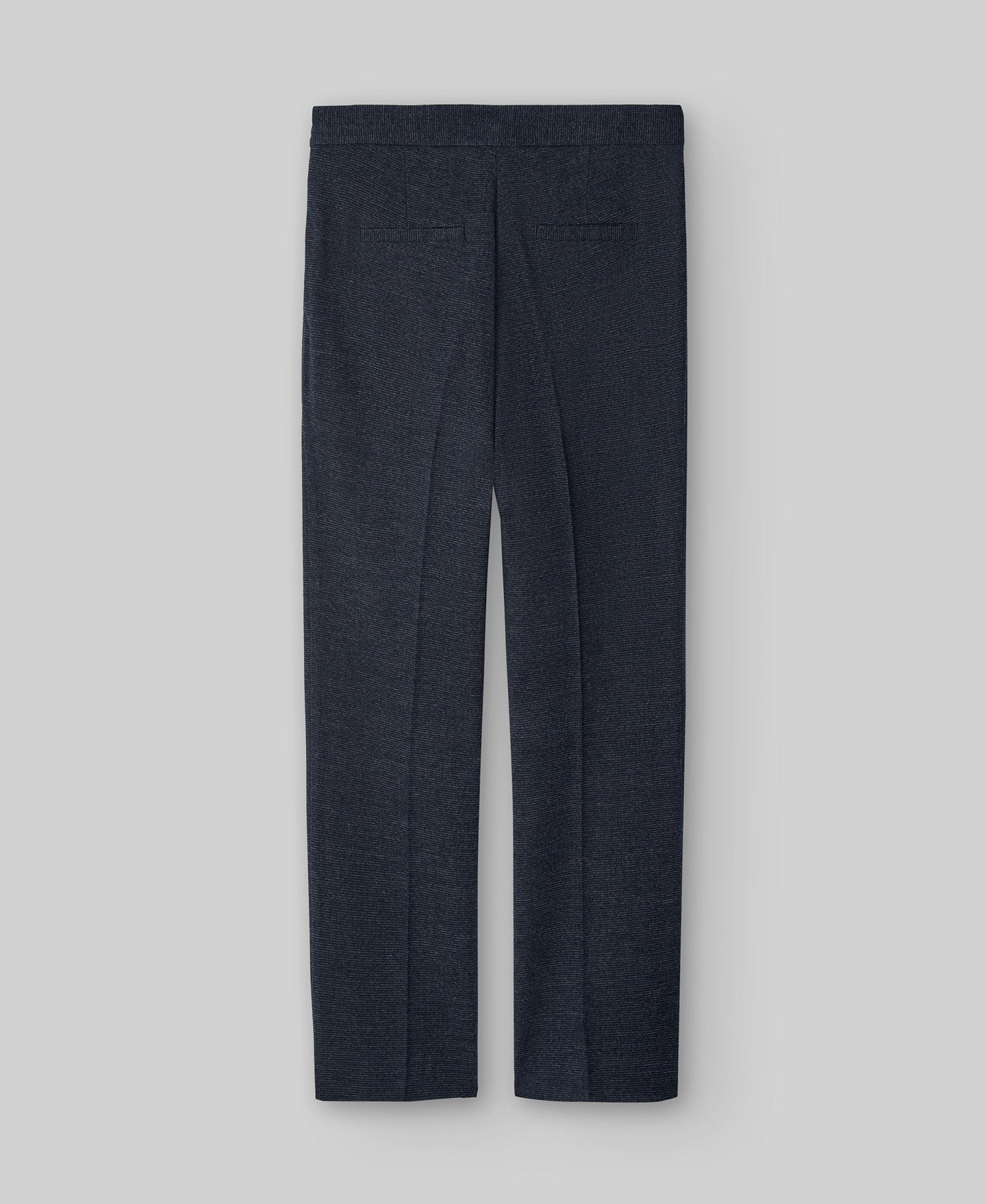 Ankle-lenght flare trousers woman in blue