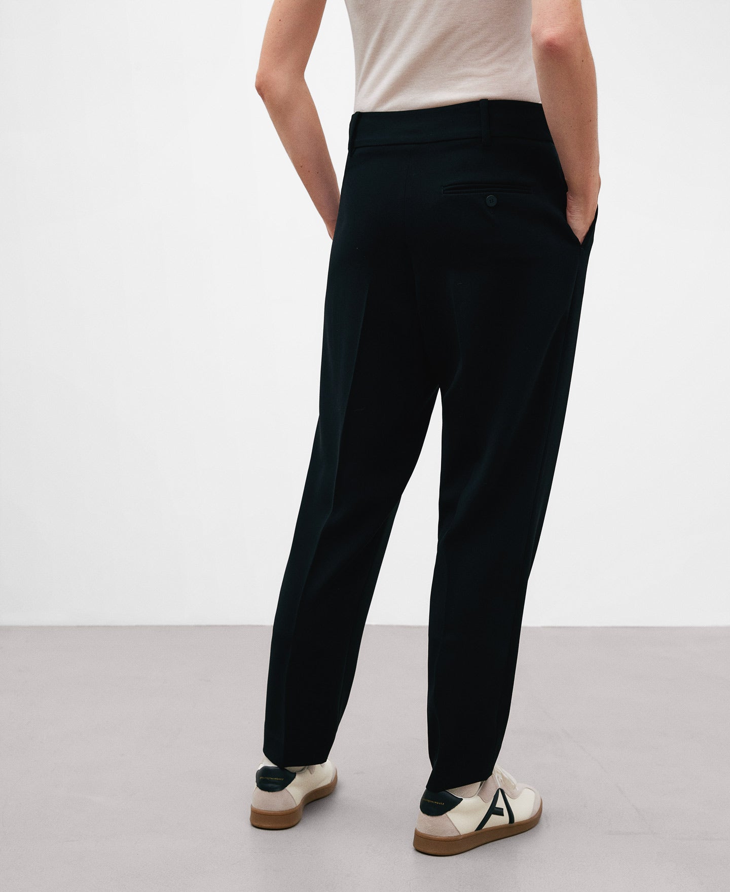 Carrot Fit Darts Trousers For Women