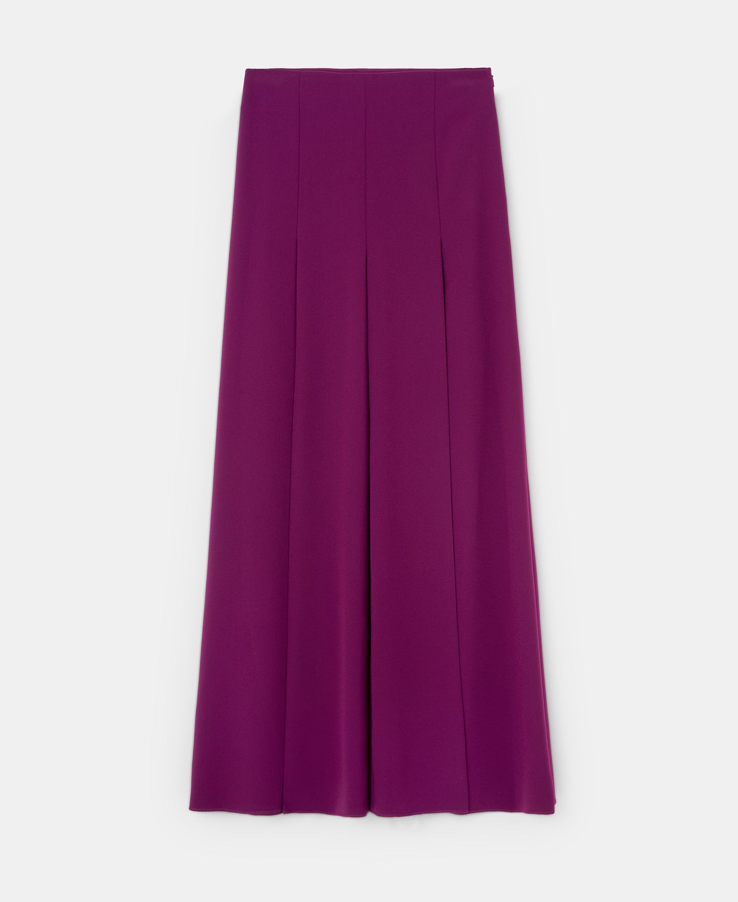 Red Bougainvillea Palazzo Trousers With Front Pleat