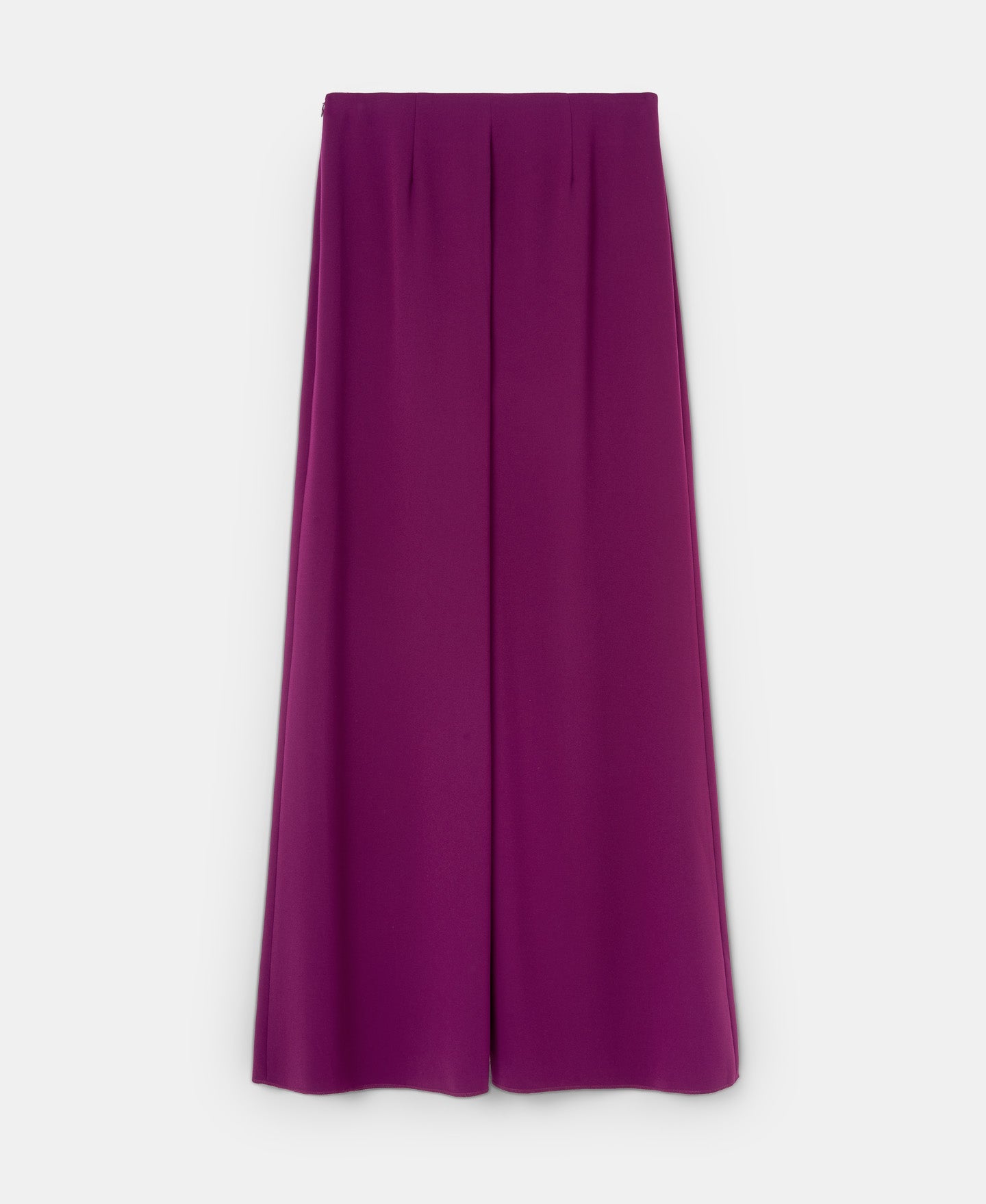 Red Bougainvillea Palazzo Trousers With Front Pleat