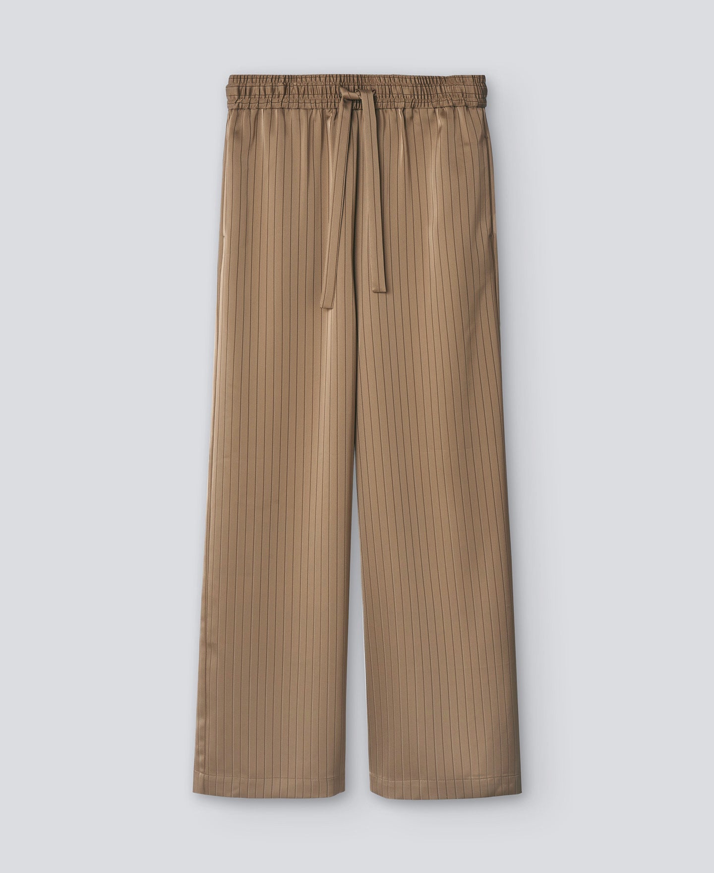 Taupe Browm Elasticated Waist Trousers