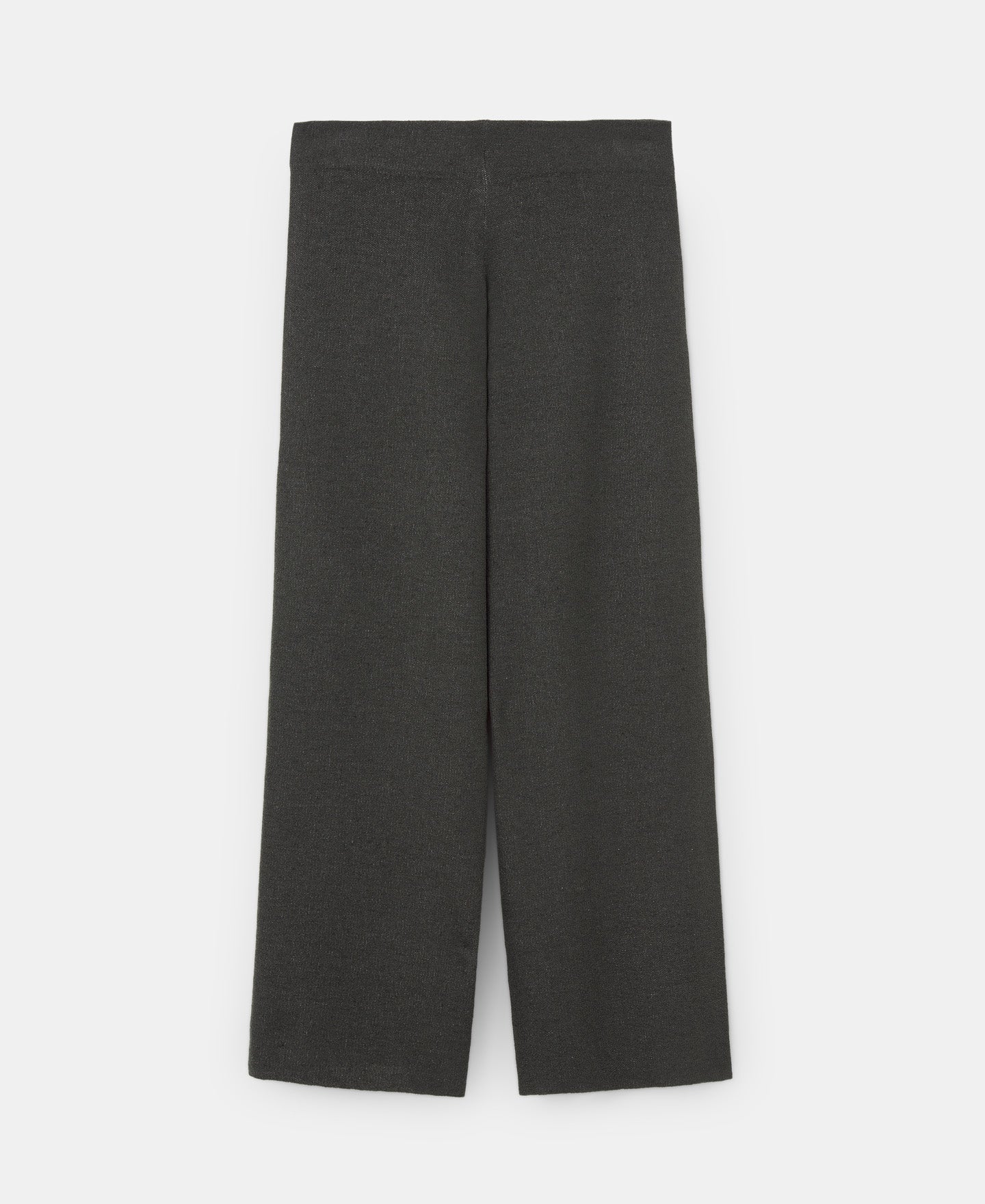 Green/Ecru Two-Colour Linen Jaquard Trousers