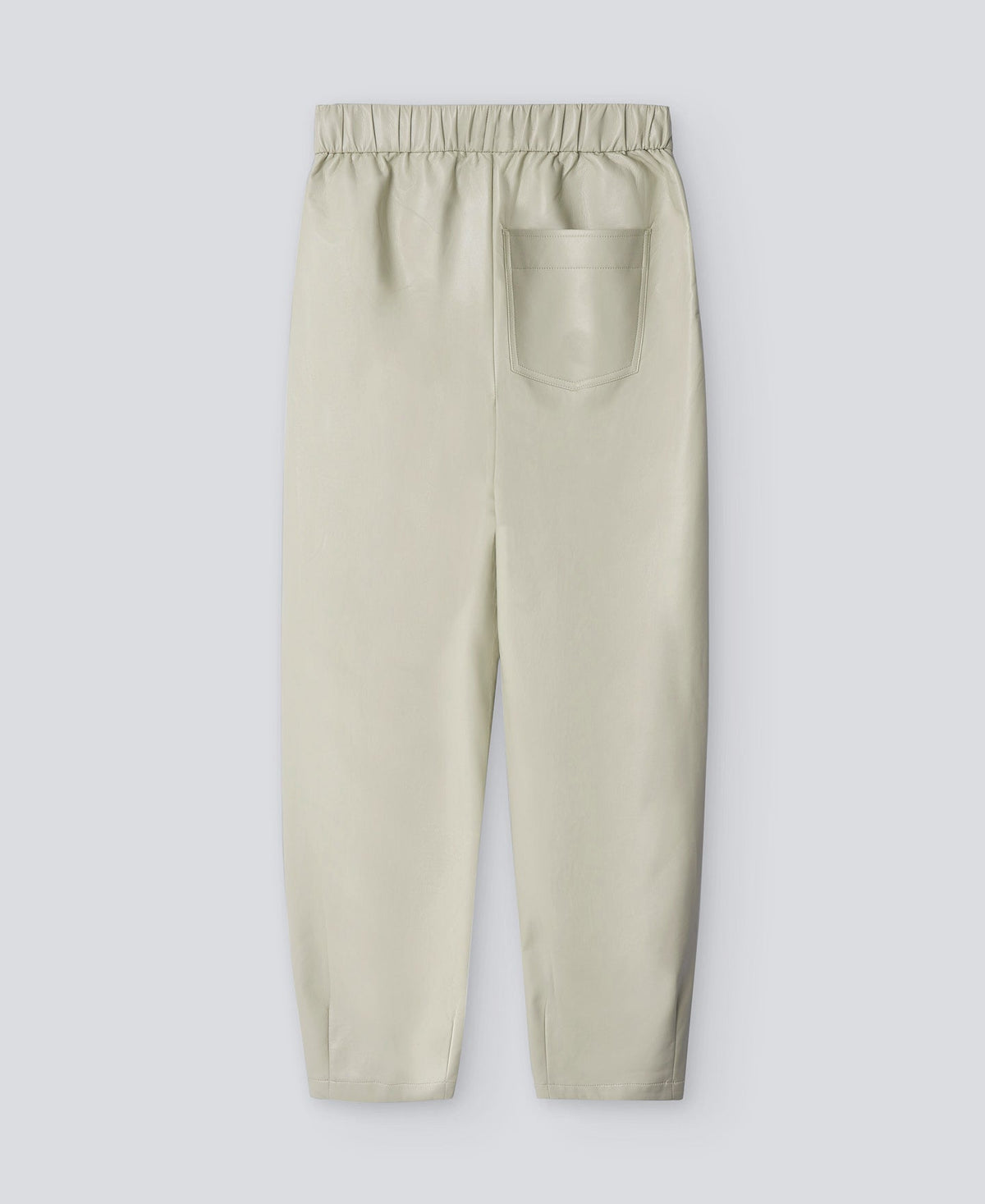Taupe Beige Leather Non Leather Jogger