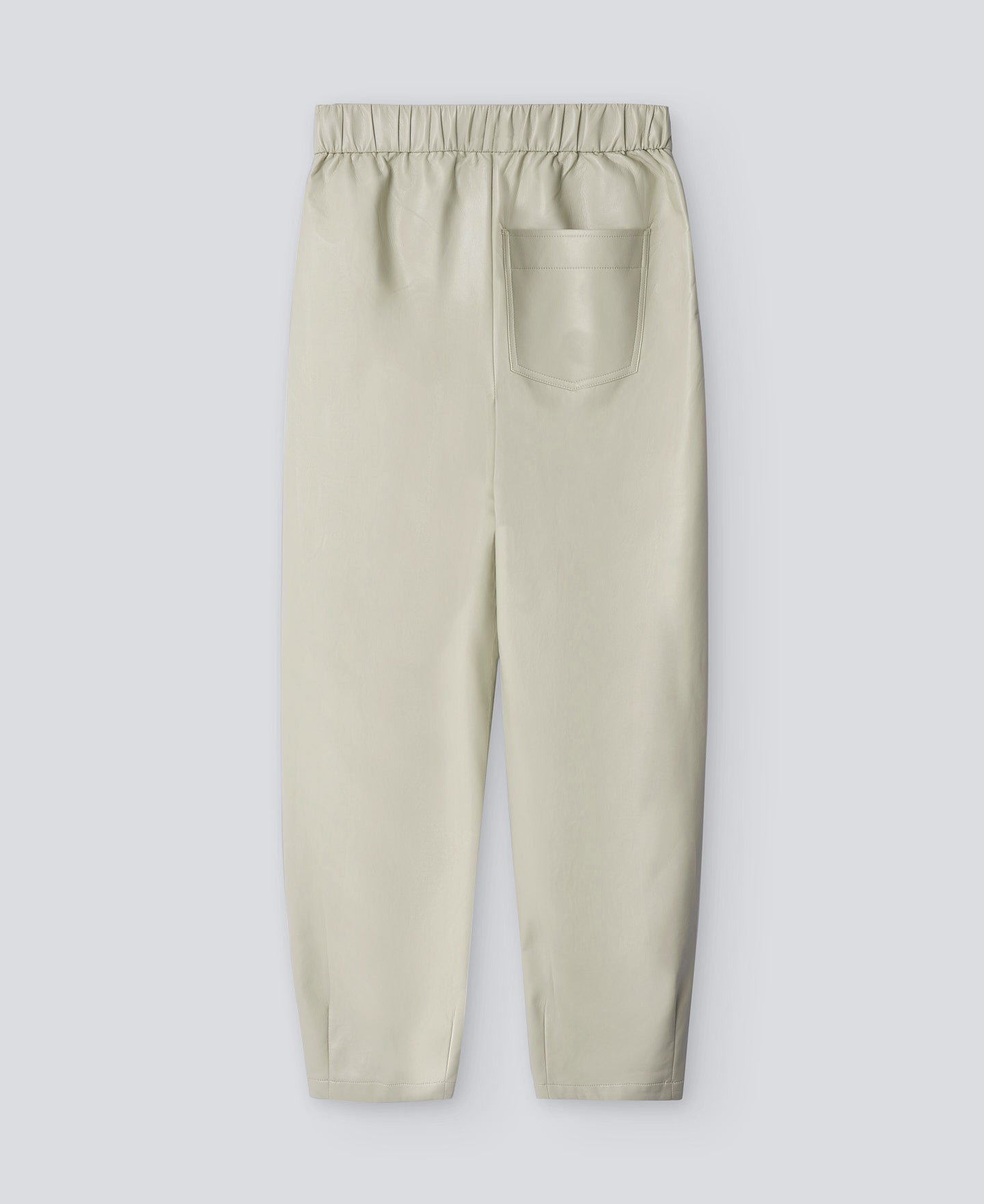 Taupe Beige Leather Non Leather Jogger