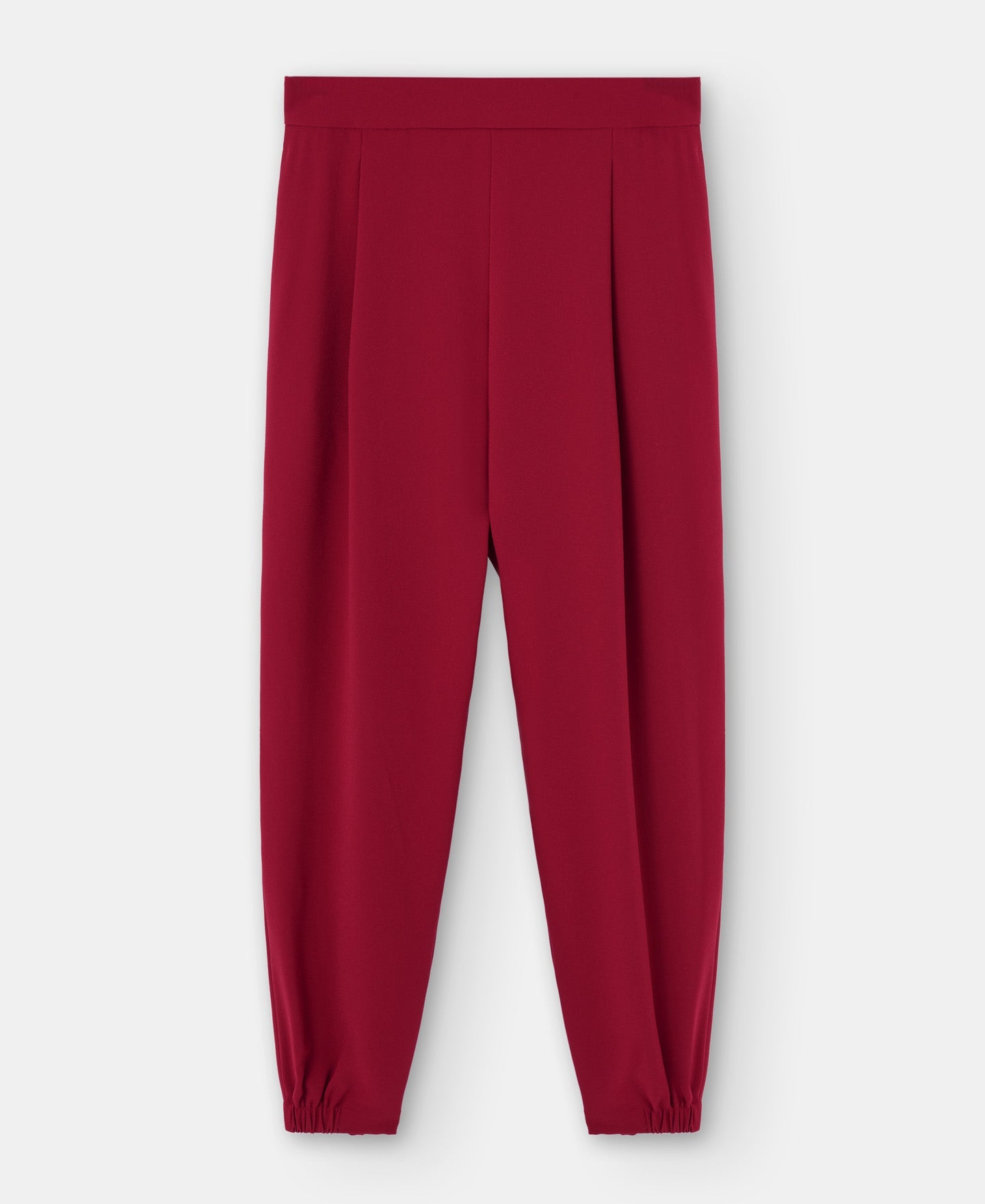 Red Recycled Polyester Jogger Trousers