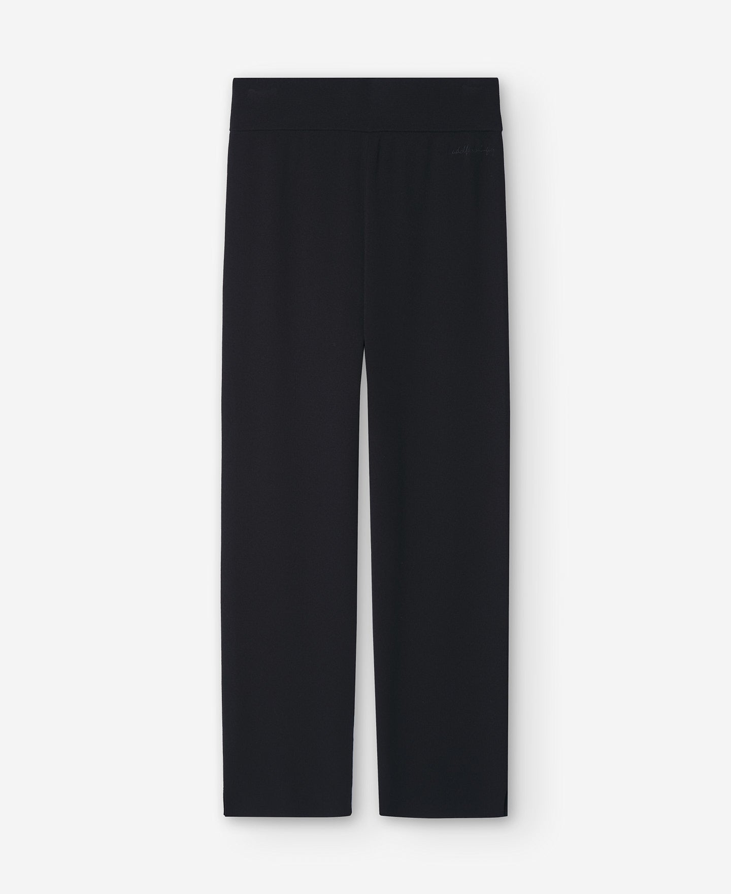 Black Knitted Trousers For Women