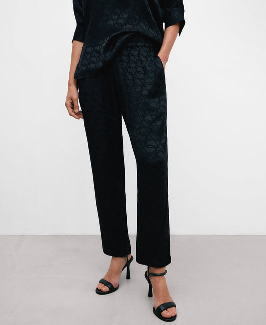 Monogram Print Jogger Trousers