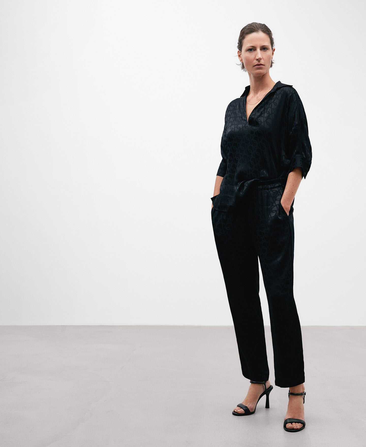 Monogram Print Jogger Trousers