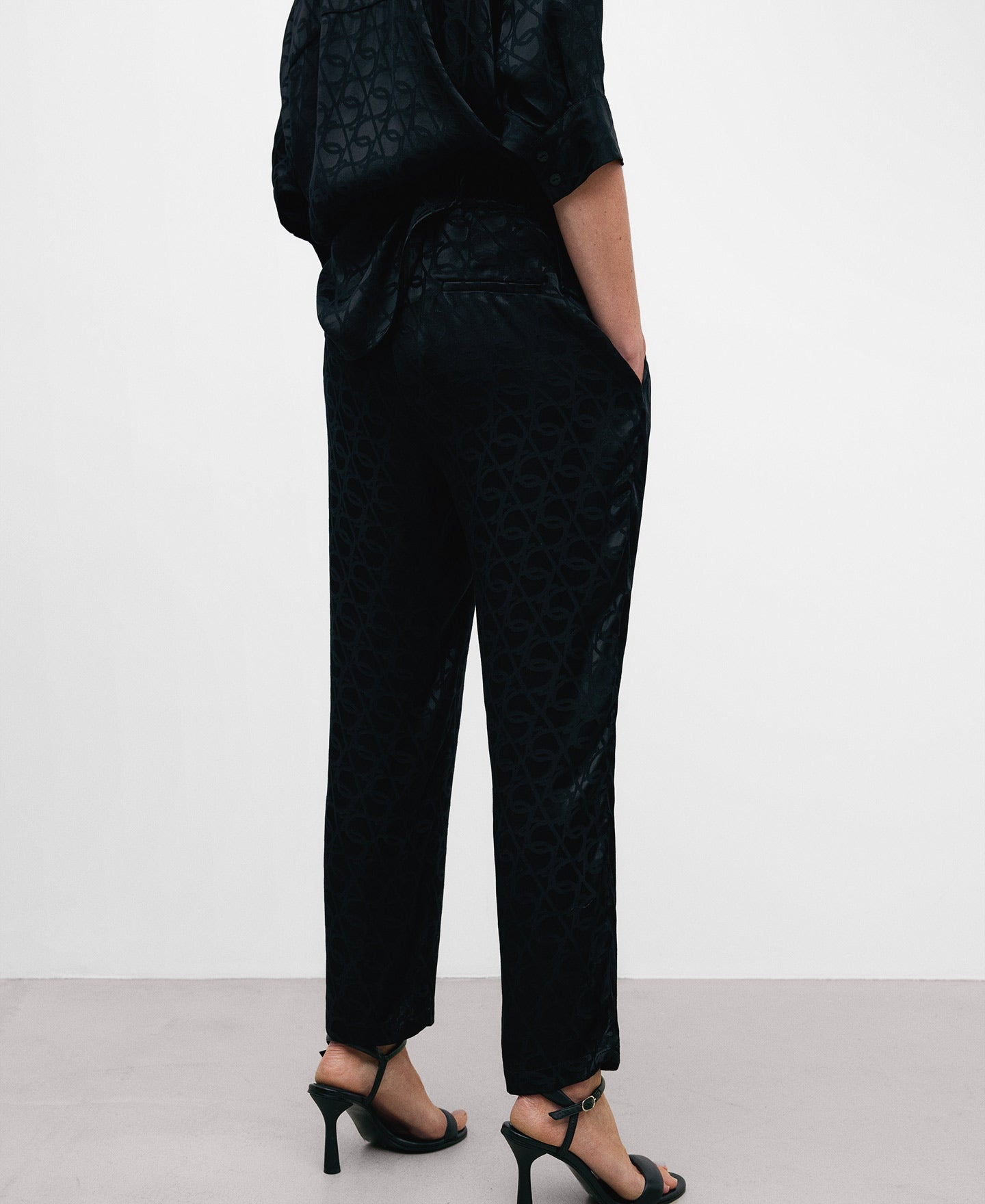 Monogram Print Jogger Trousers