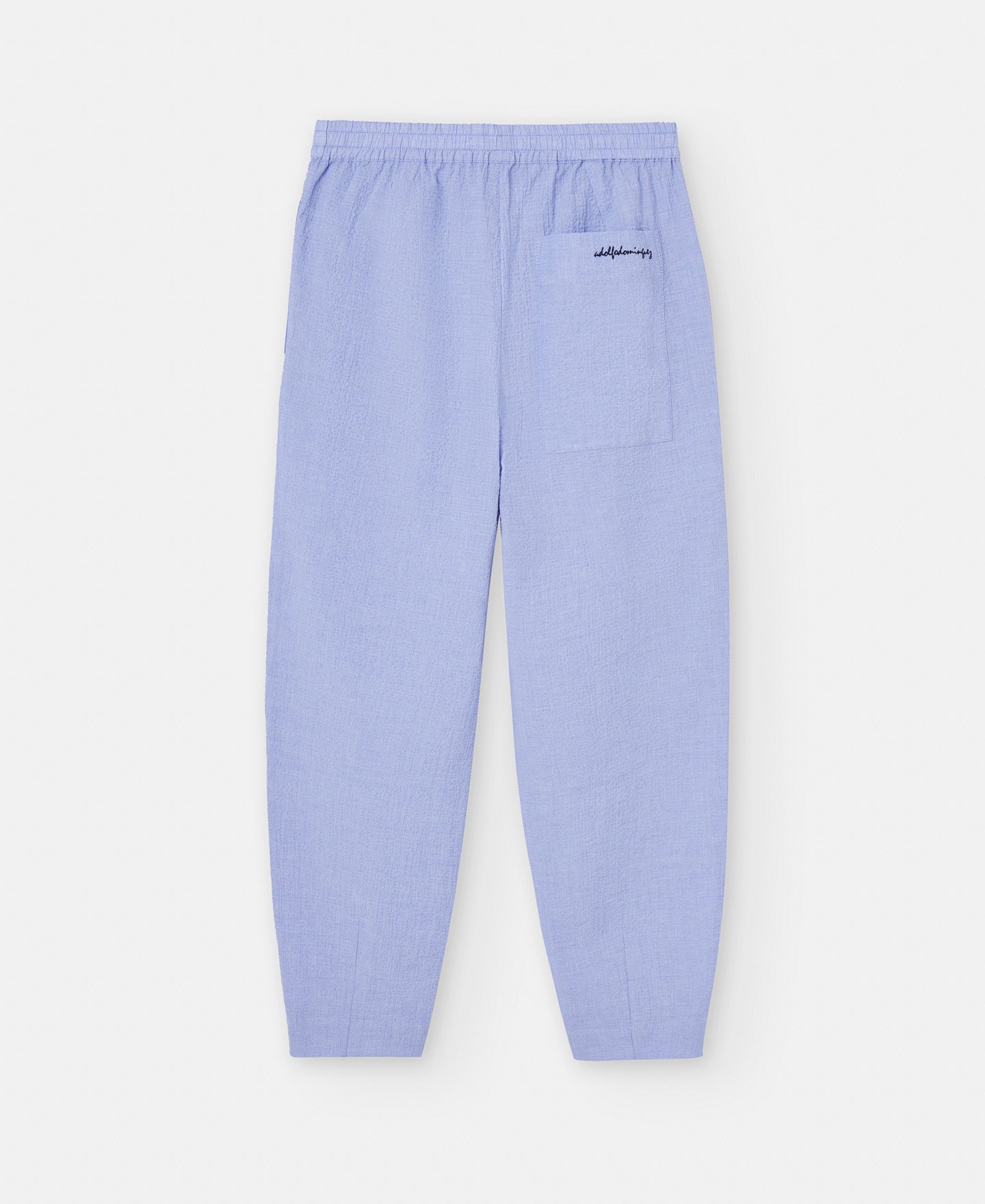 White/Blue Cotton Jogging Trousers