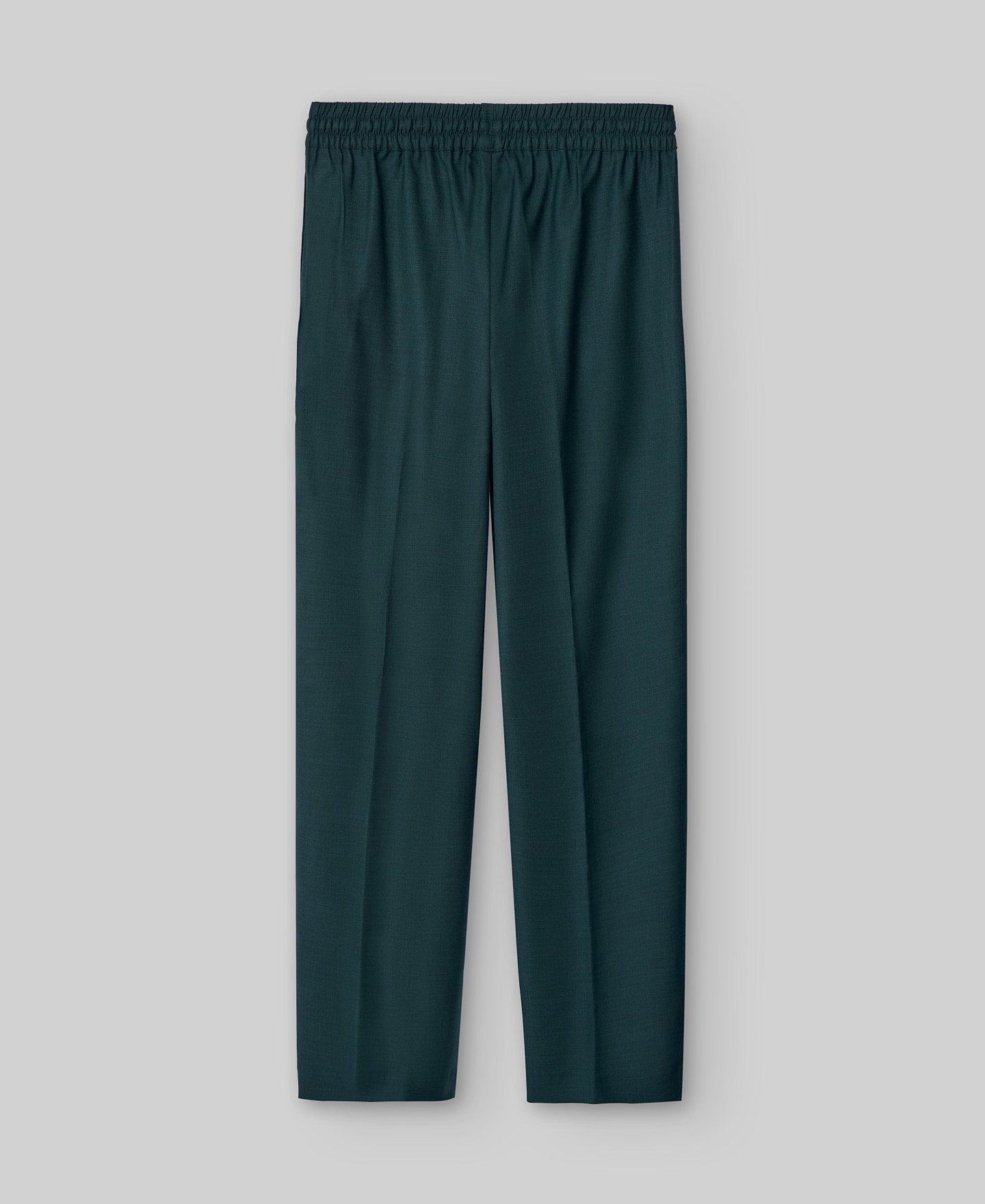 Green jogger trousers woman in dark green