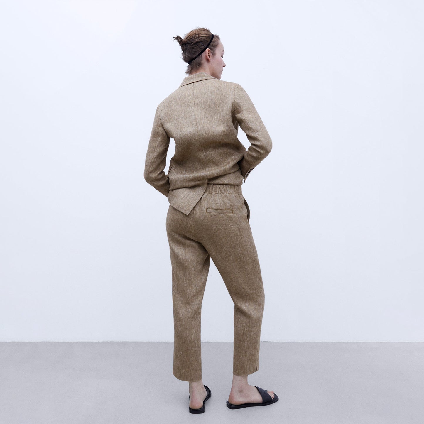 European Linen Stretch Trousers