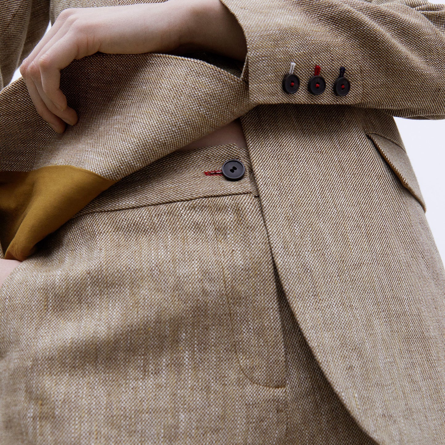 European Linen Stretch Trousers