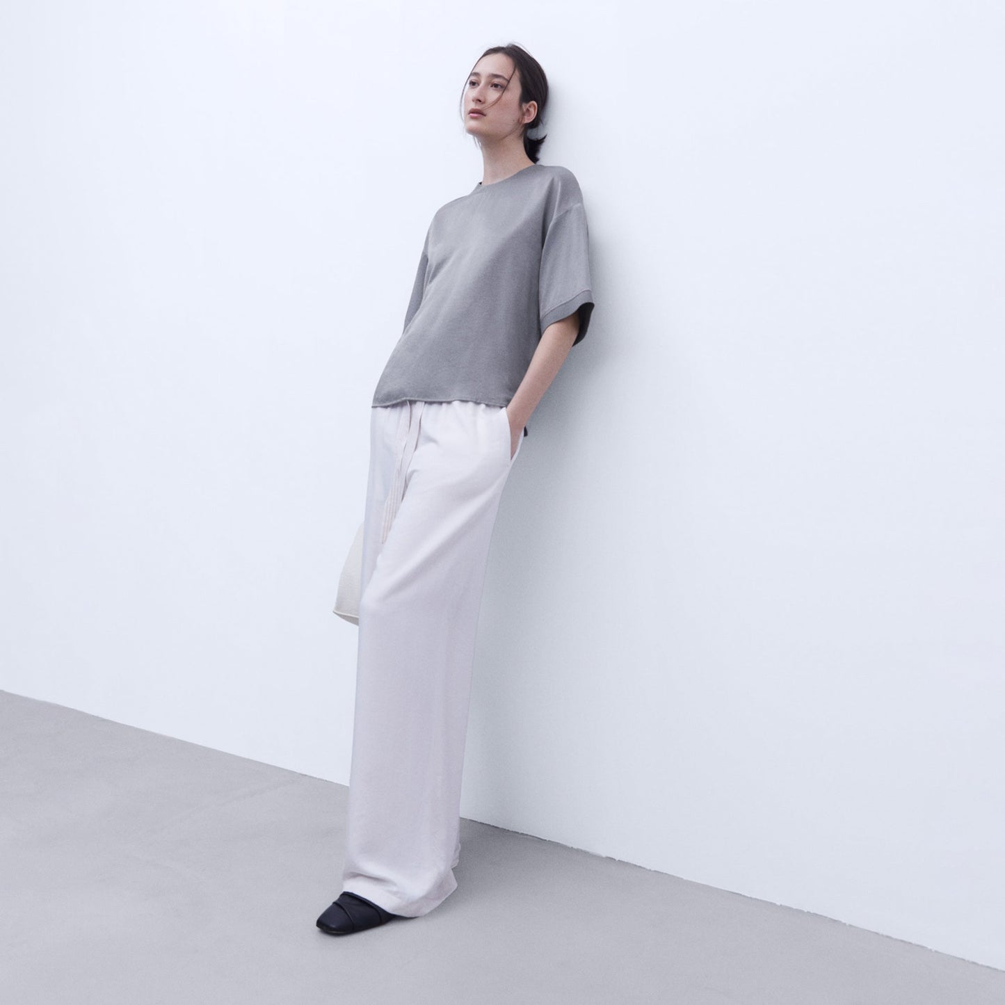 Adolfo Dominguez Grey Tee