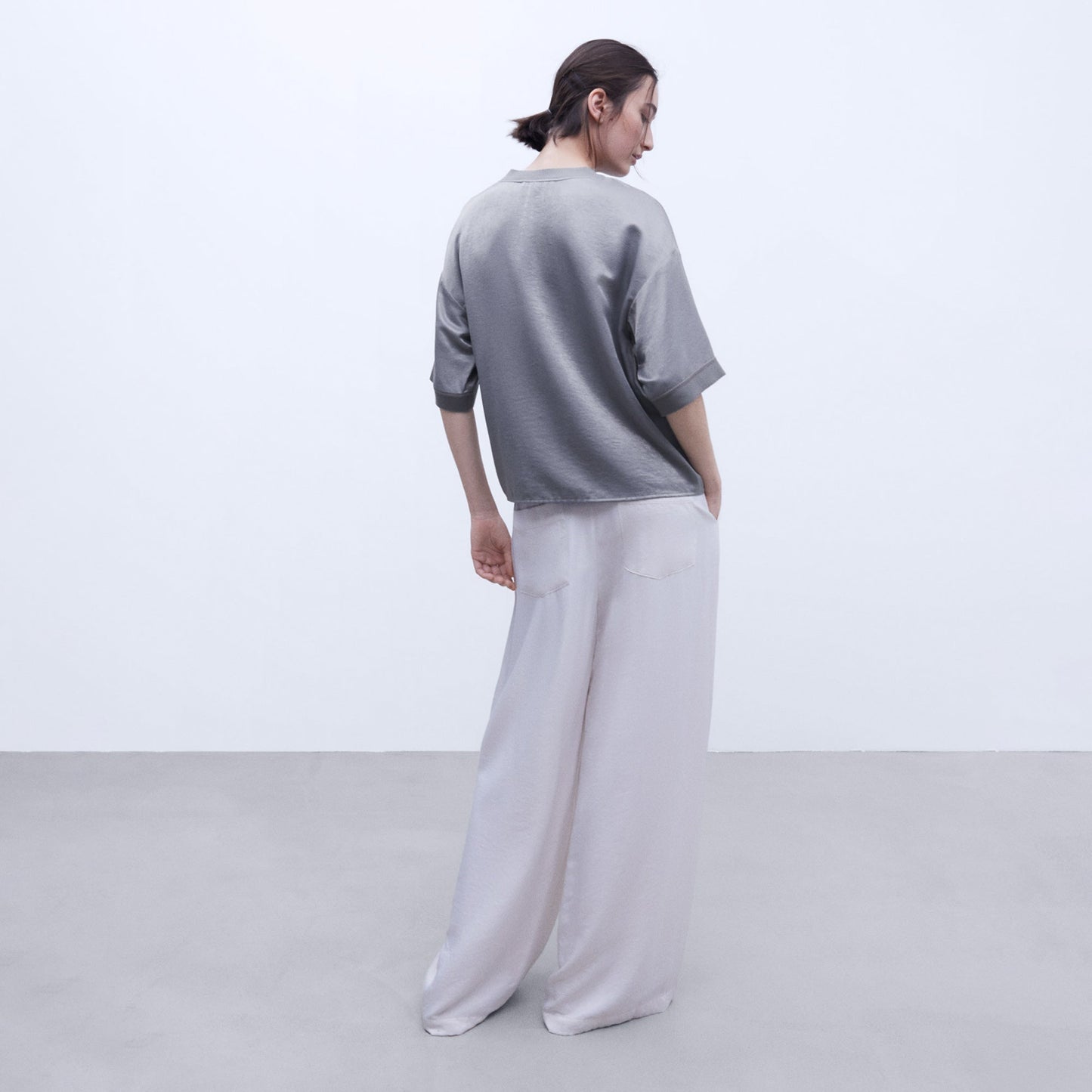 Adolfo Dominguez Grey Tee