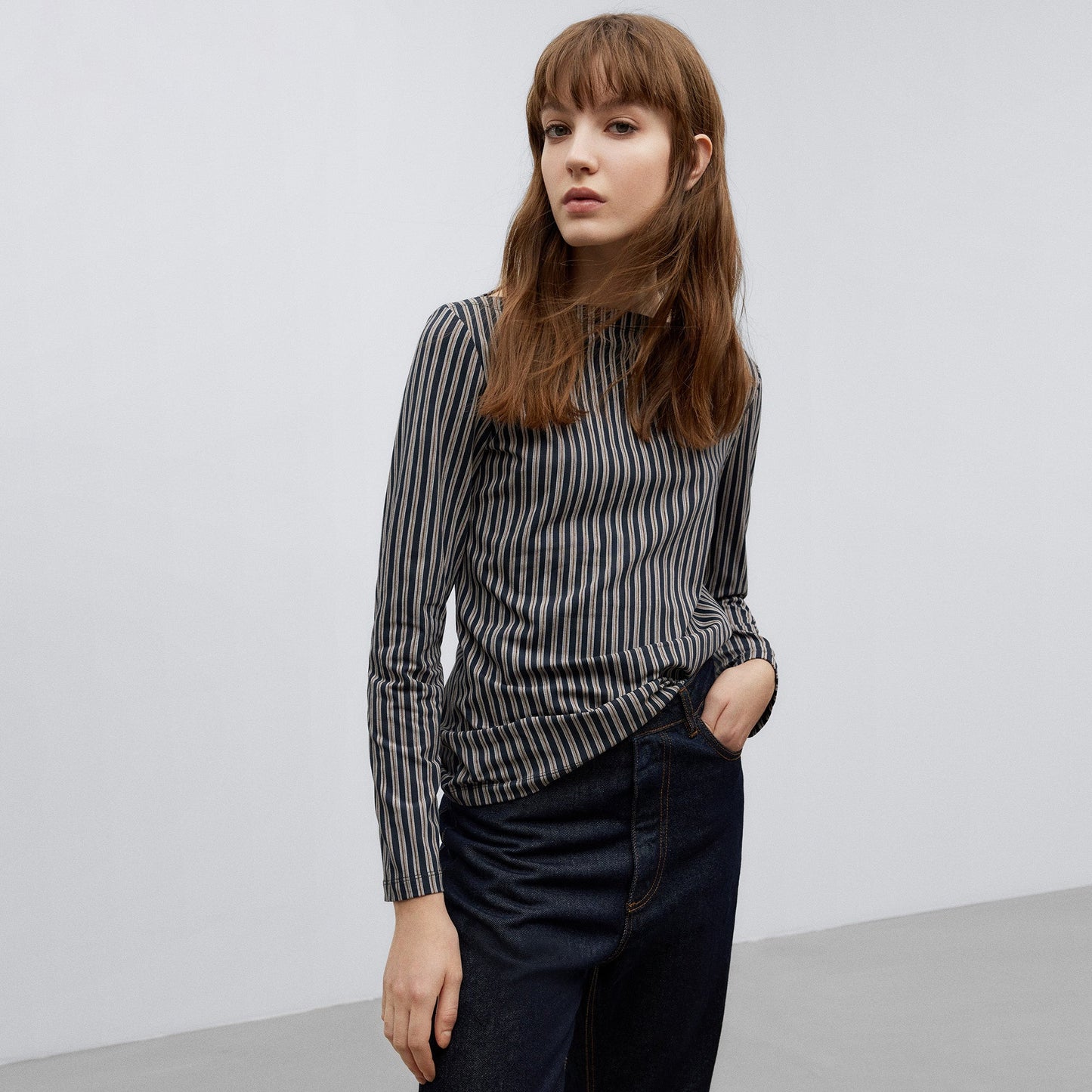 Blue Stripe/Green Striped T-Shirt