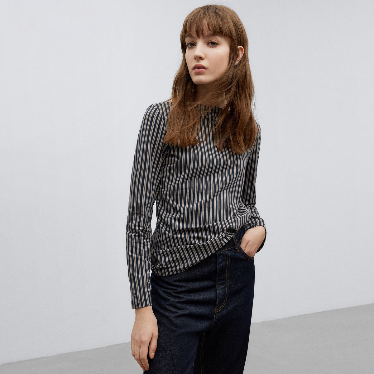 Blue Stripe/Green Striped T-Shirt