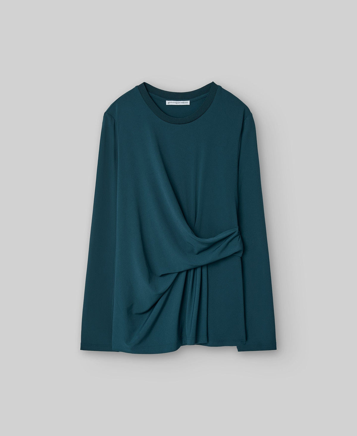 Draped T-shirt in Green