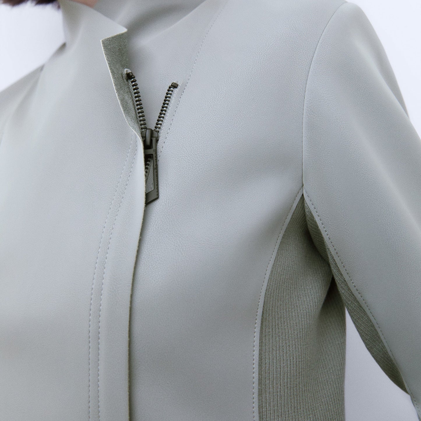 Luxury Grey Moto Jacket