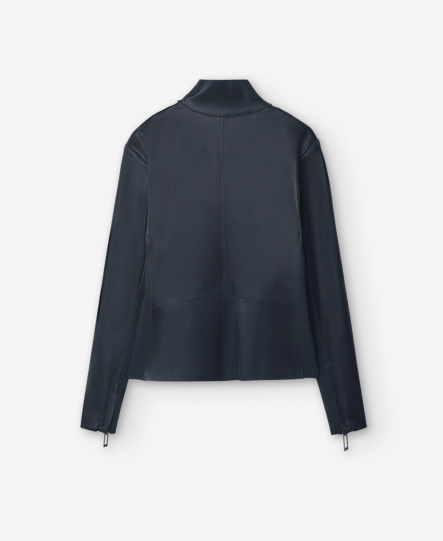 Navy Blue Fitted Jacket For Women