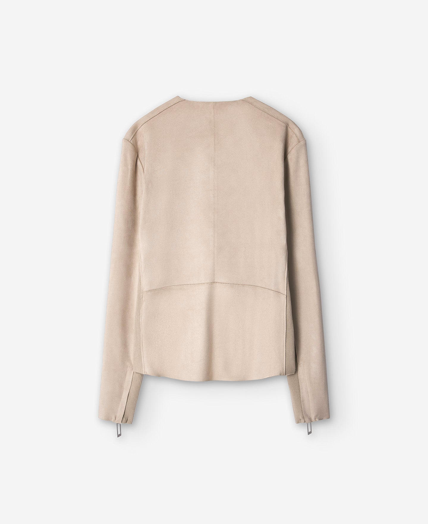 Crew Neckline Biker Jacket Woman