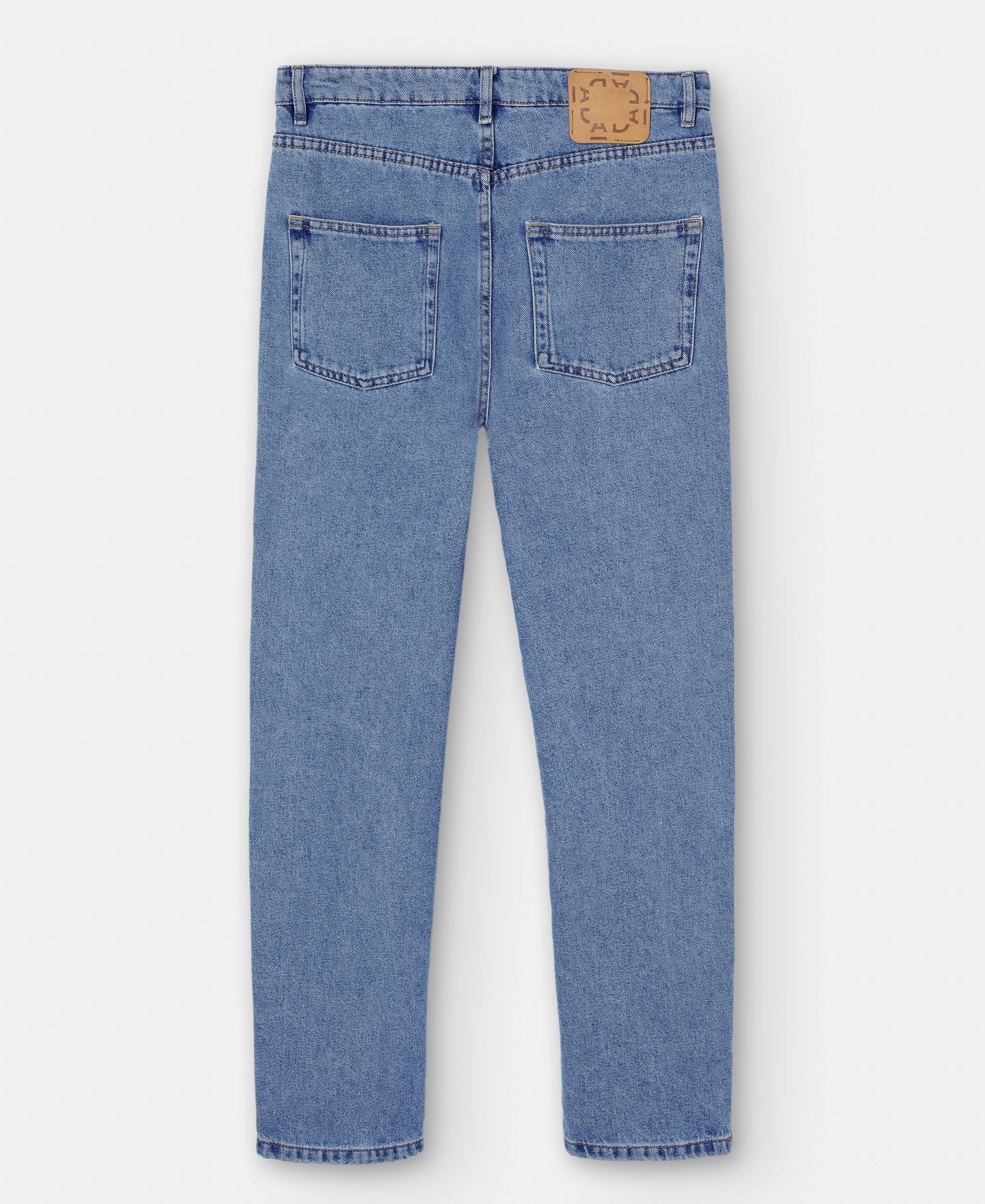 Navy Blue Recycled Cotton Denim Jeans