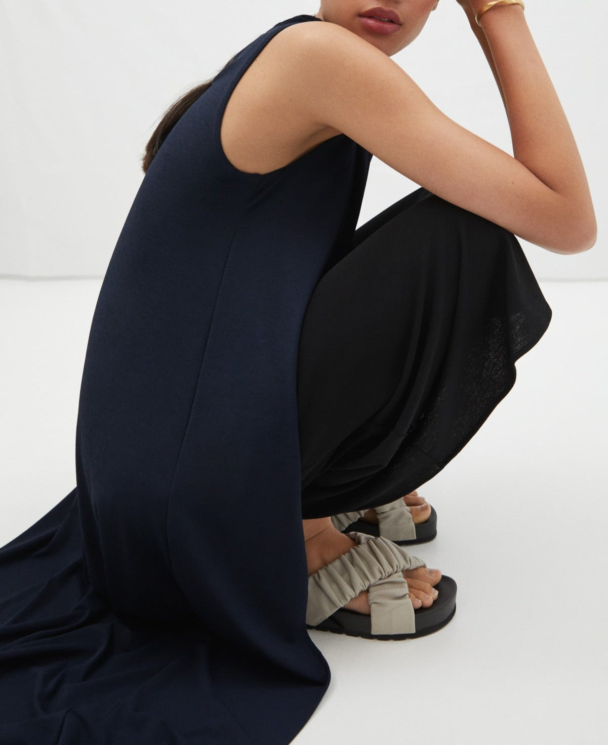 Multicolour Double Layer Dress