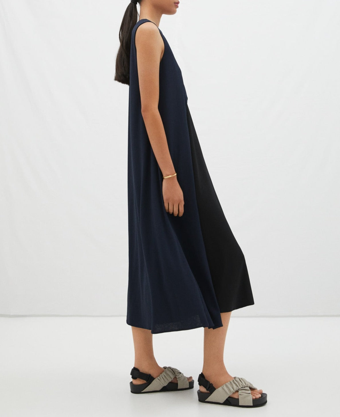 Multicolour Double Layer Dress