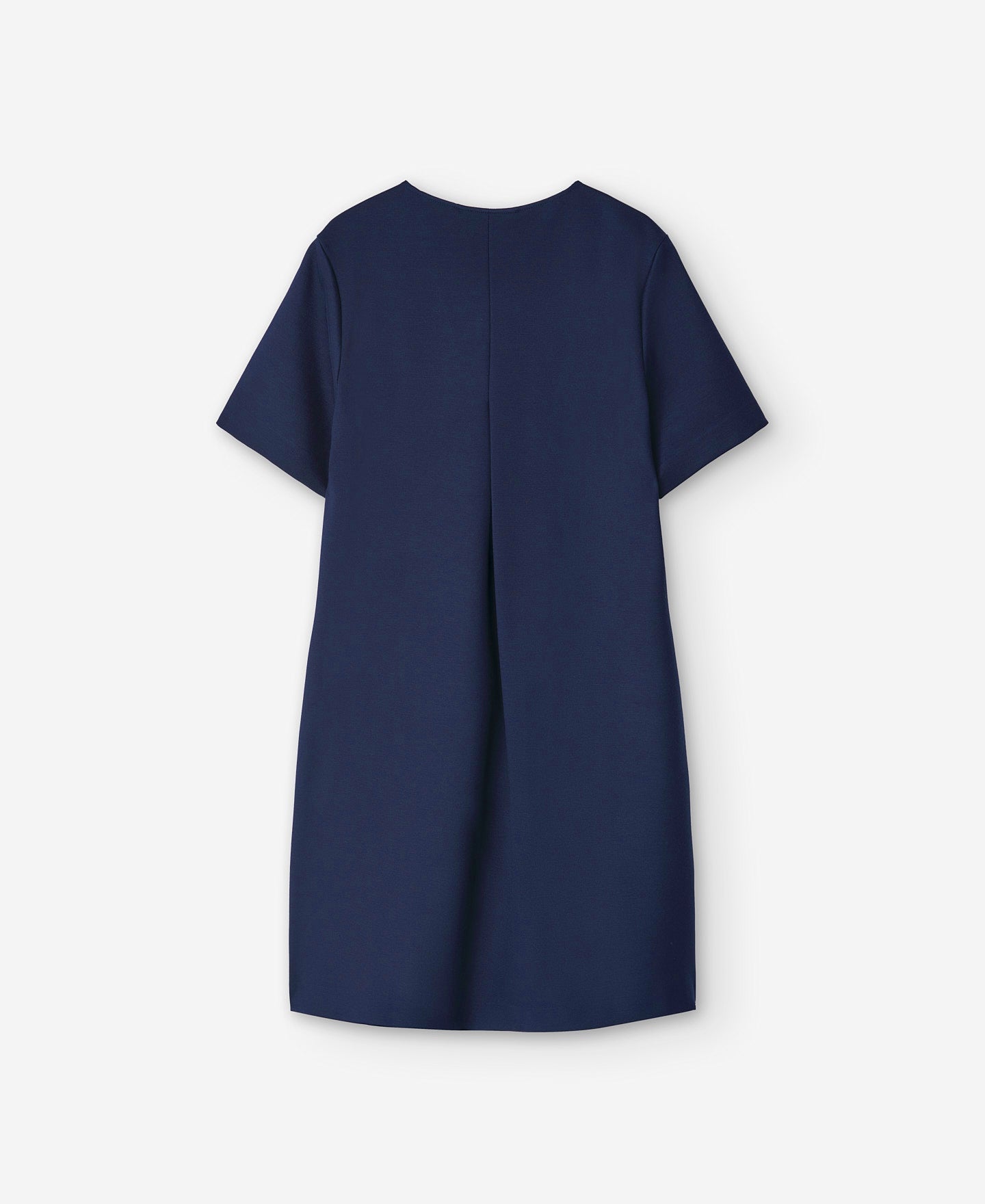 Navy Blue Viscose Fabric Dress For Women