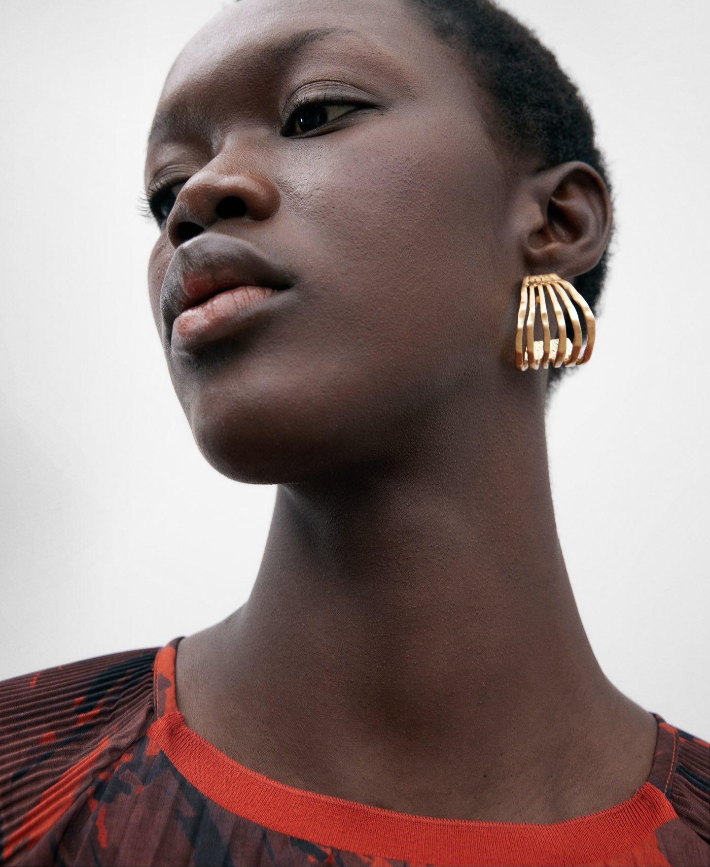 Crinkle Printed Dress