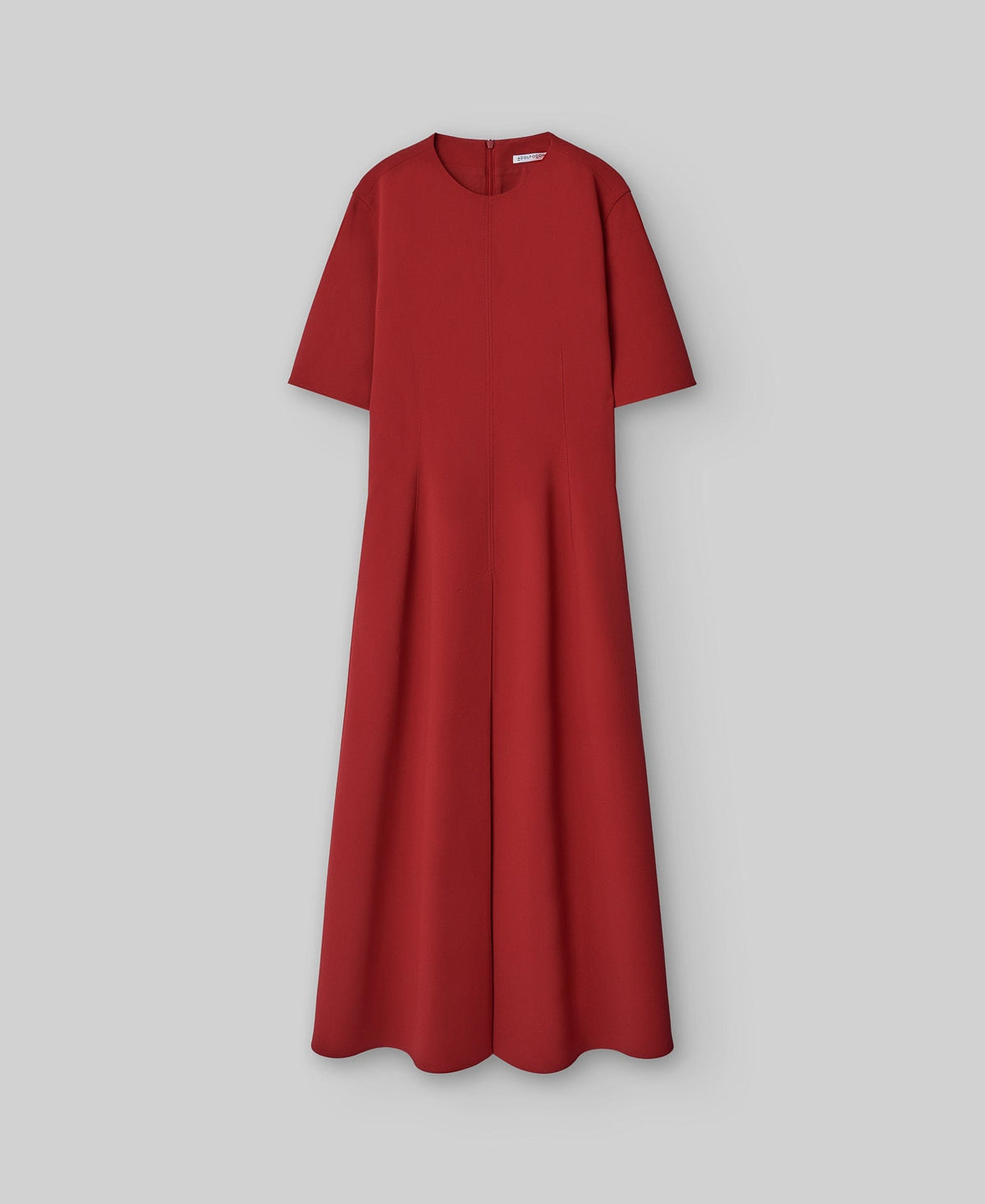 Midi Flared Dress in Red