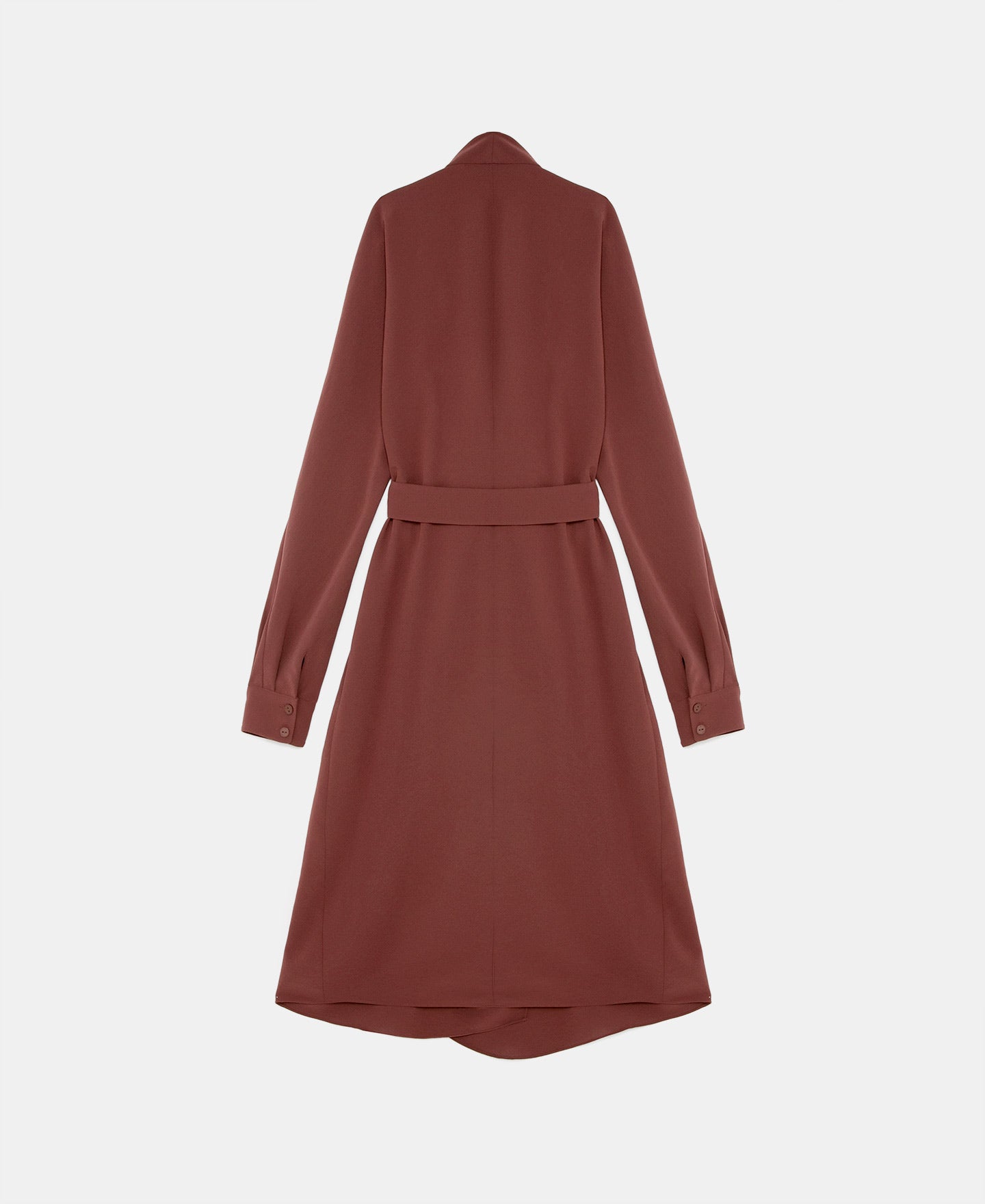 Plum Wrap Dress With Side Lacing