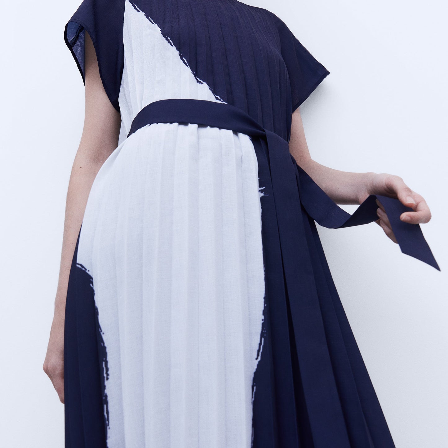 Printed Crinkle Dress