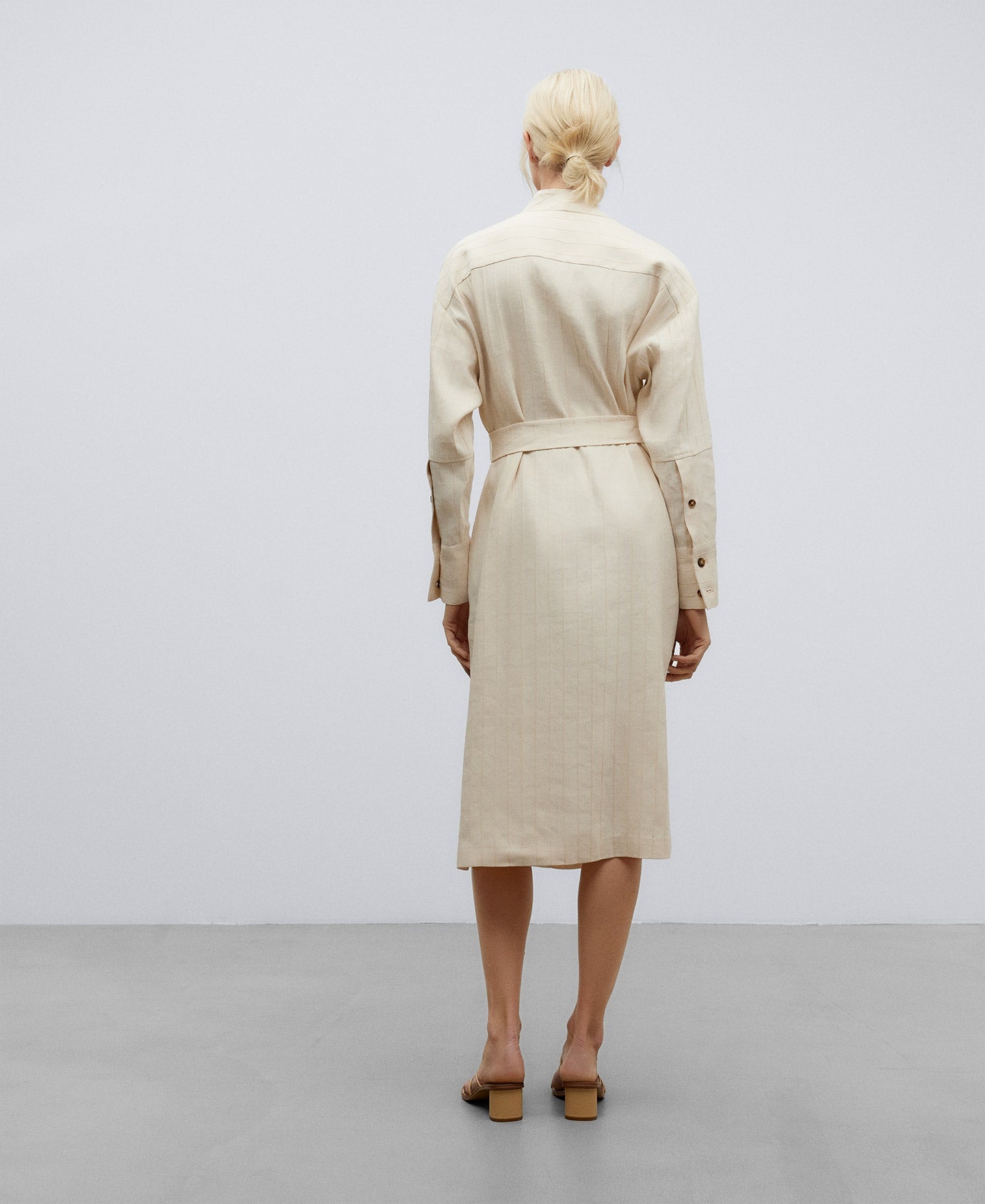 Light Cream Midi Dress