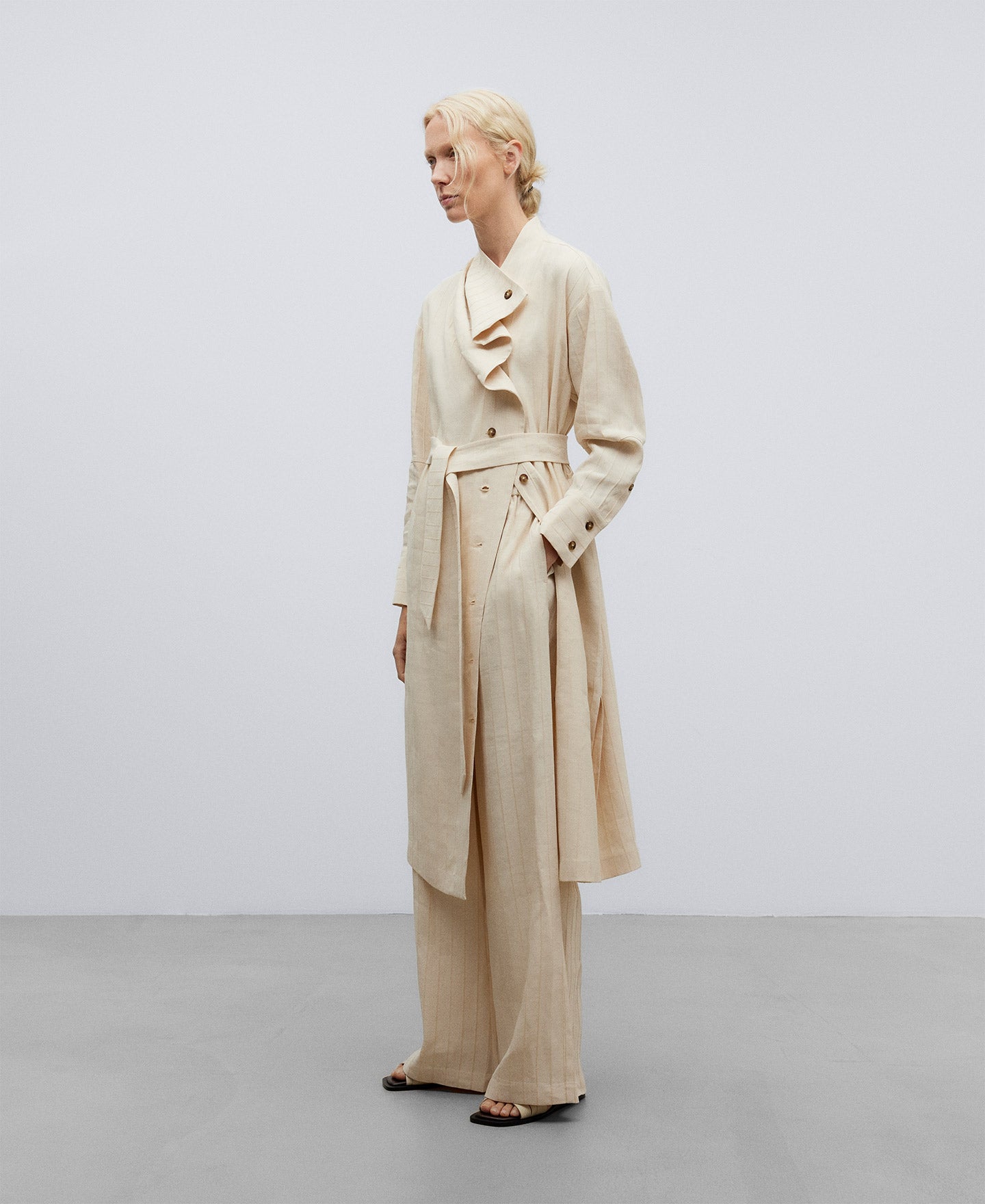 Light Cream Midi Dress