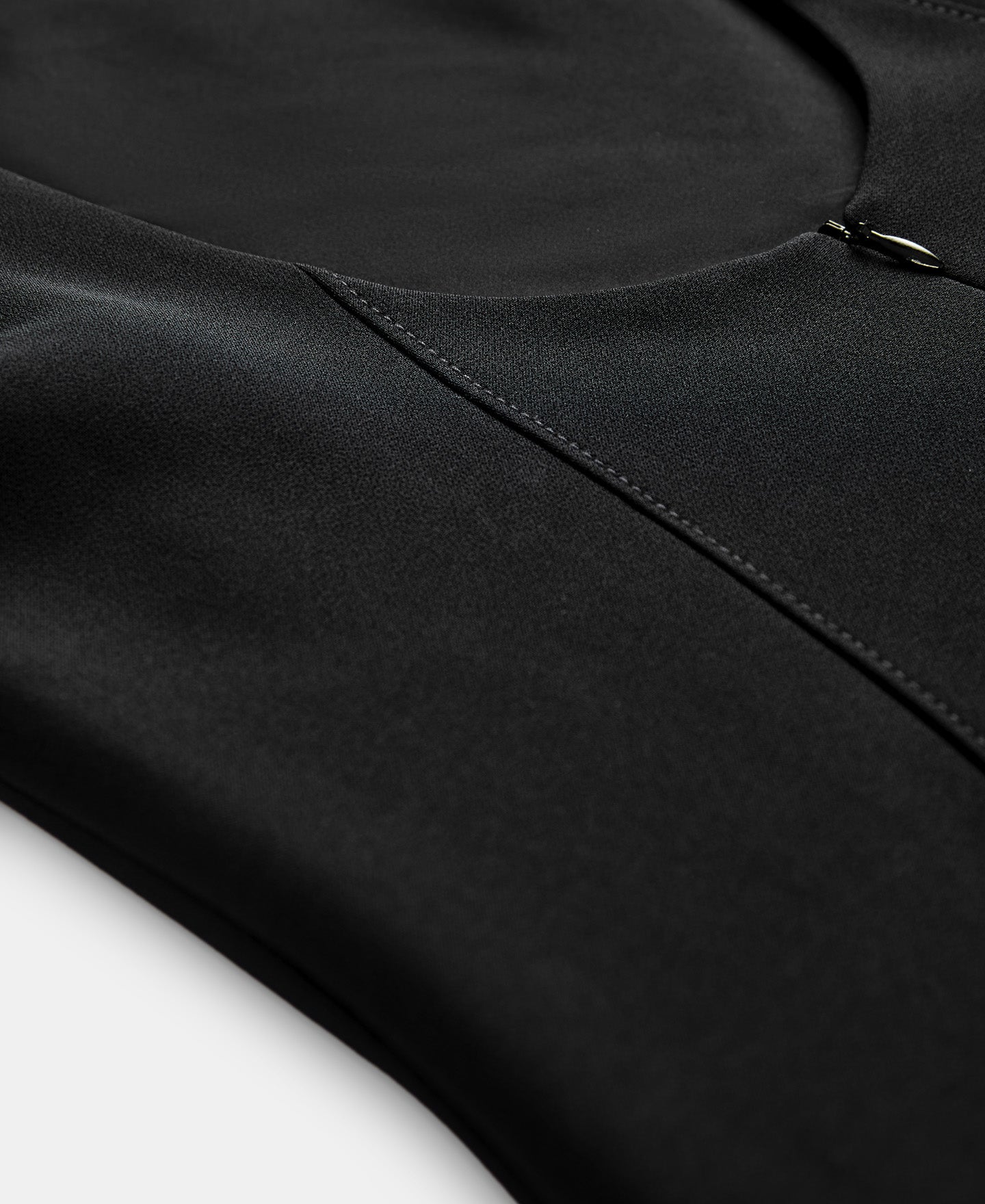 Black Open Back Midi Dress