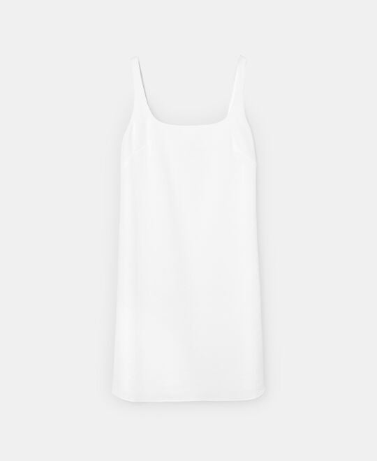 Ecru Square Neckline Dress