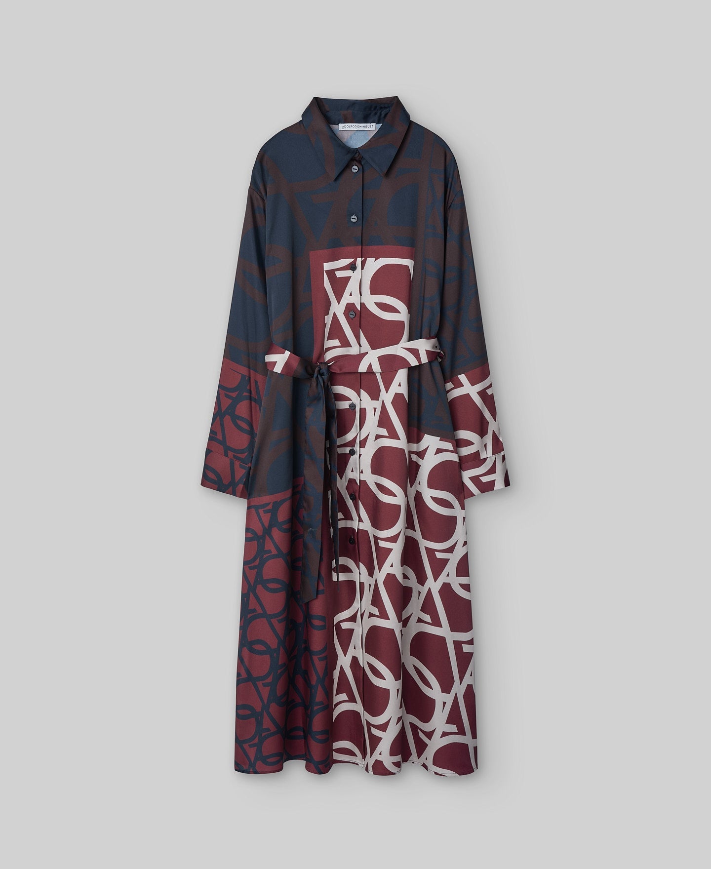 Logo-Printed Shirt Dress