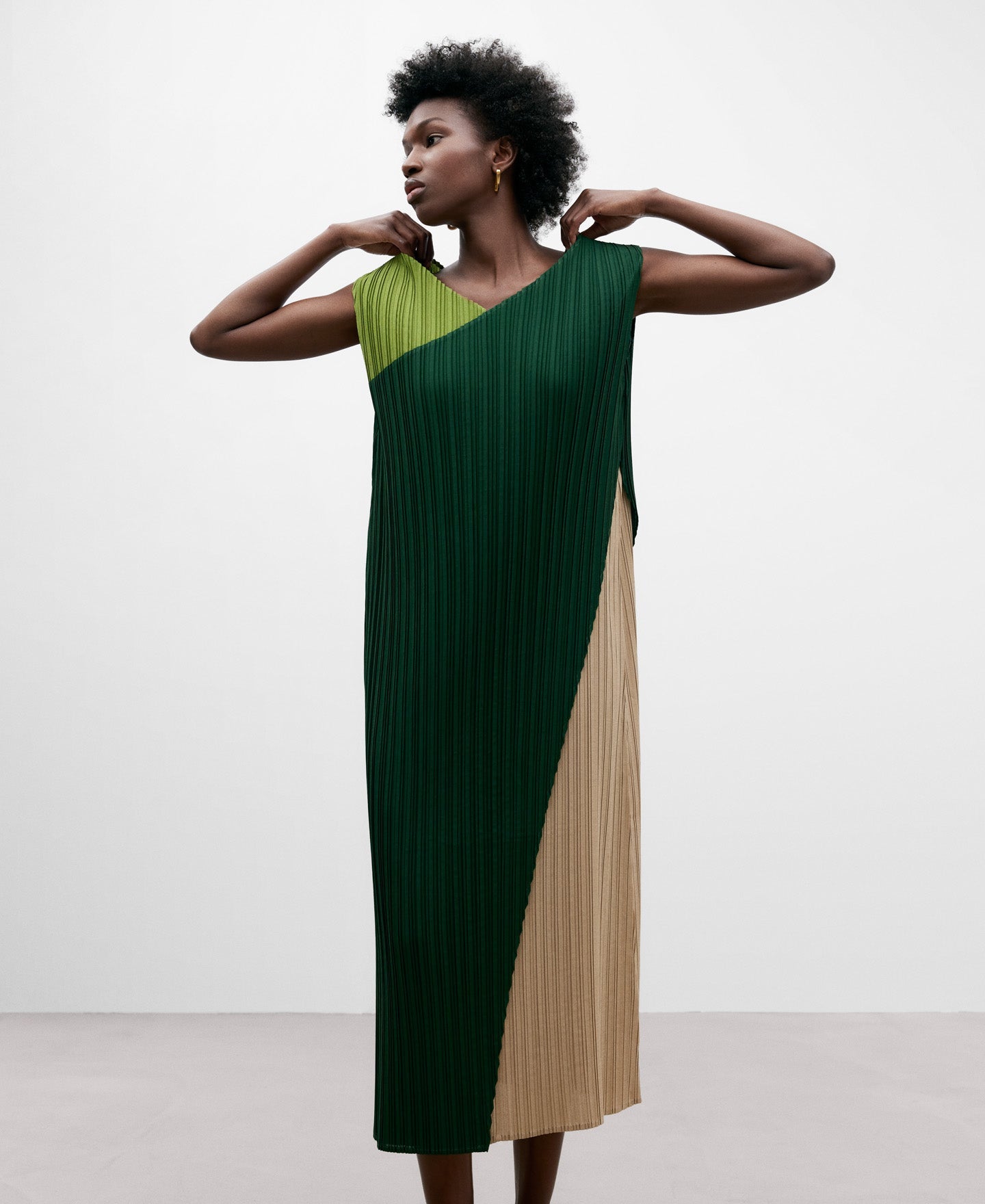 Crinkle Maxidress