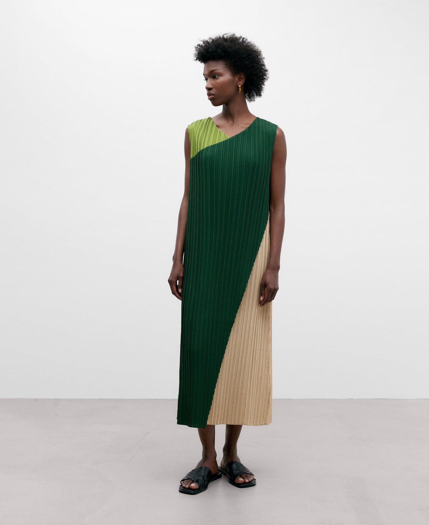 Crinkle Maxidress