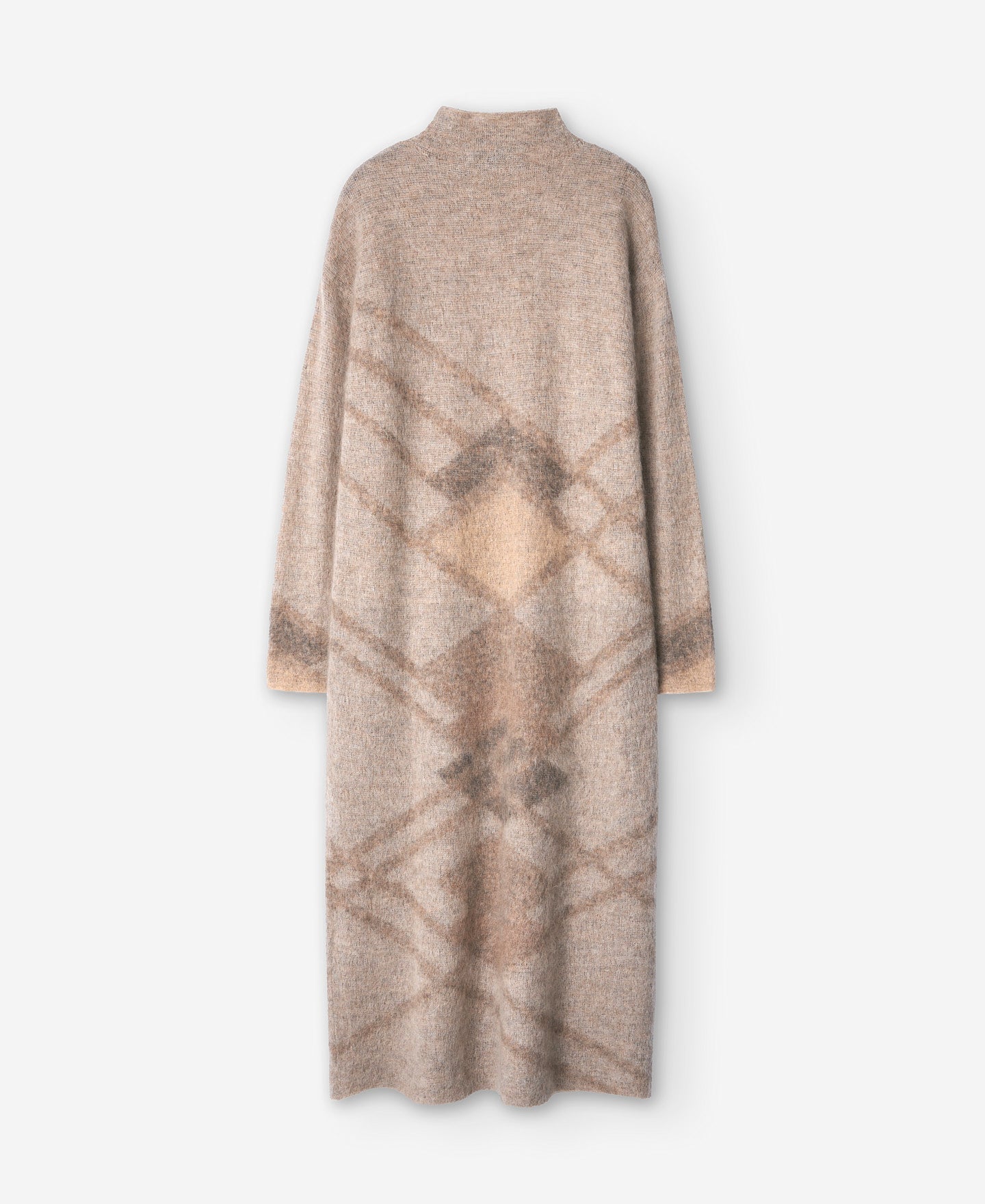 Jacquard Long Dress In Mohair